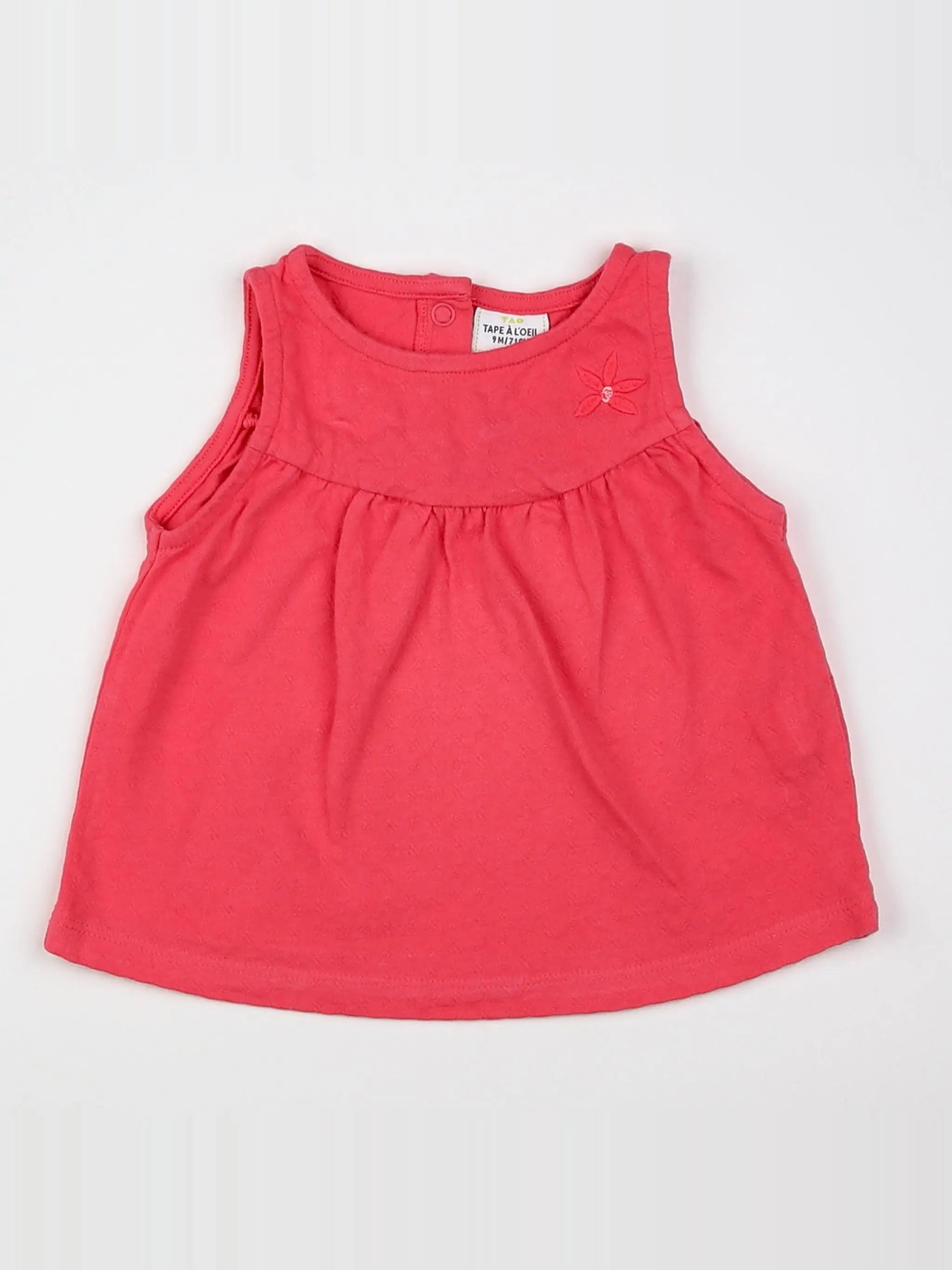 Tape à l'oeil - débardeur rose - 9 mois