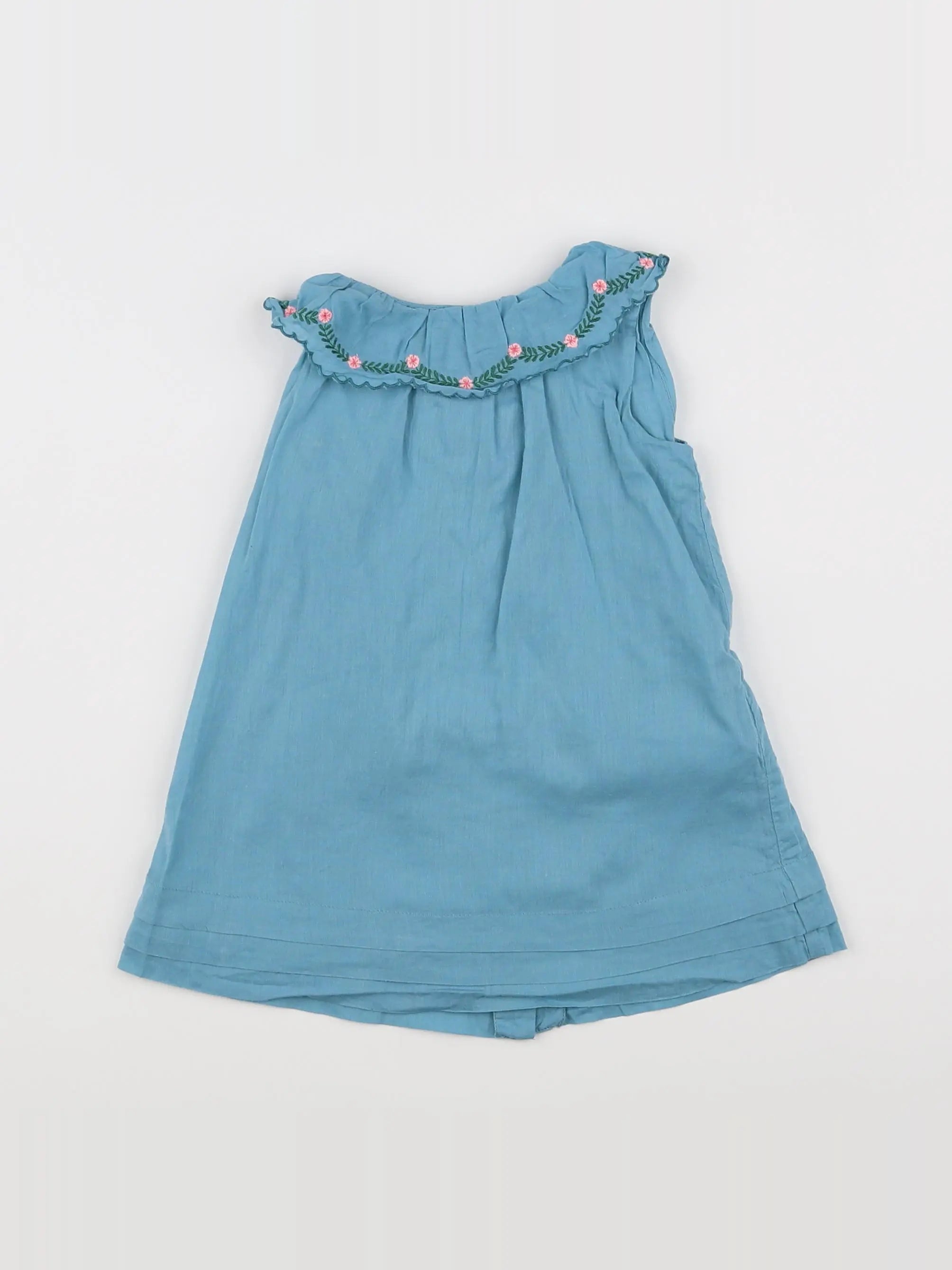Cyrillus - robe bleu - 9 mois