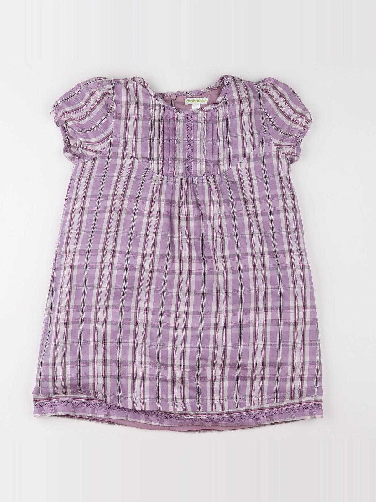 Vertbaudet - robe violet - 6 ans