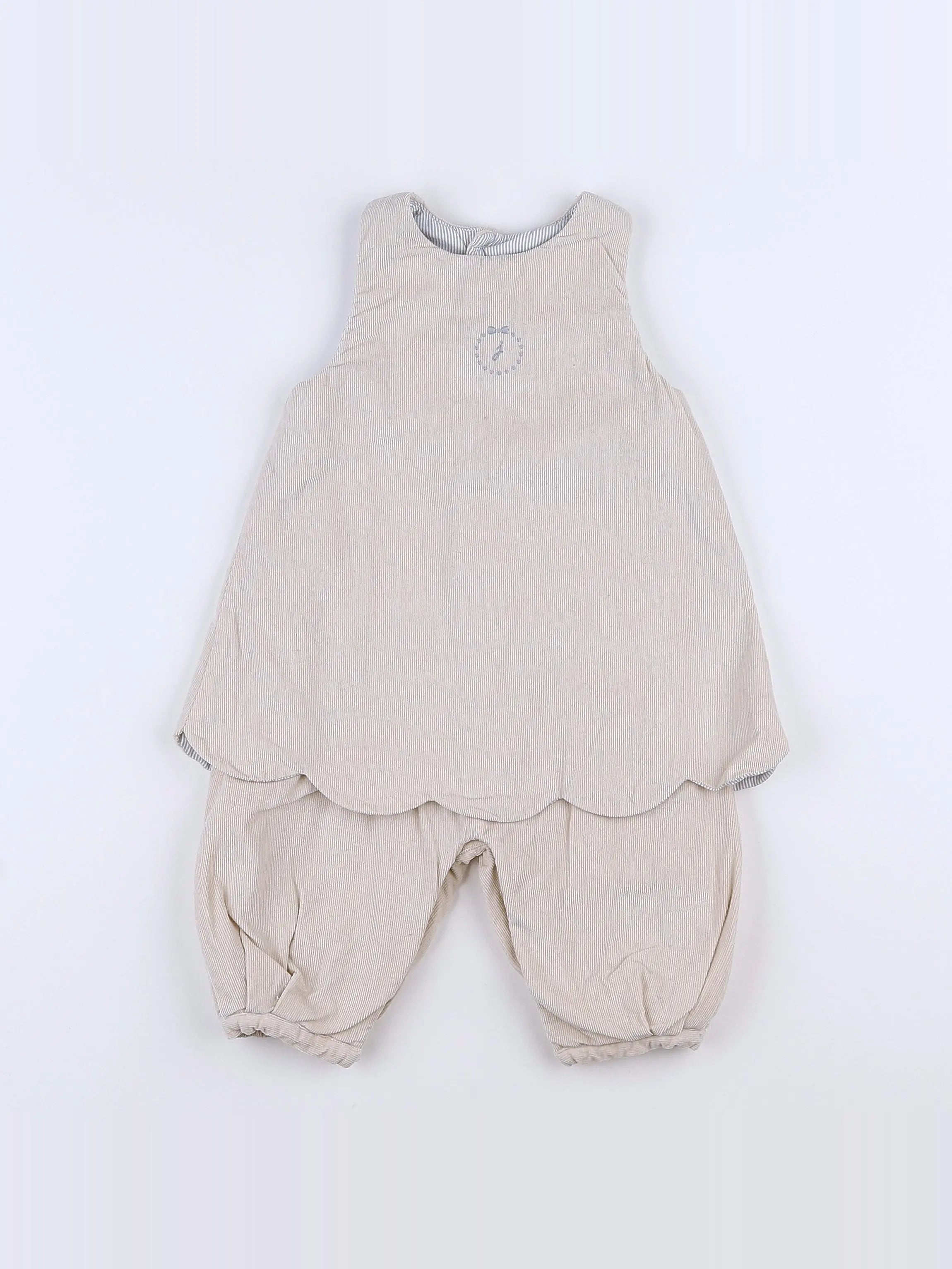 Jacadi - combinaison beige - 12 mois