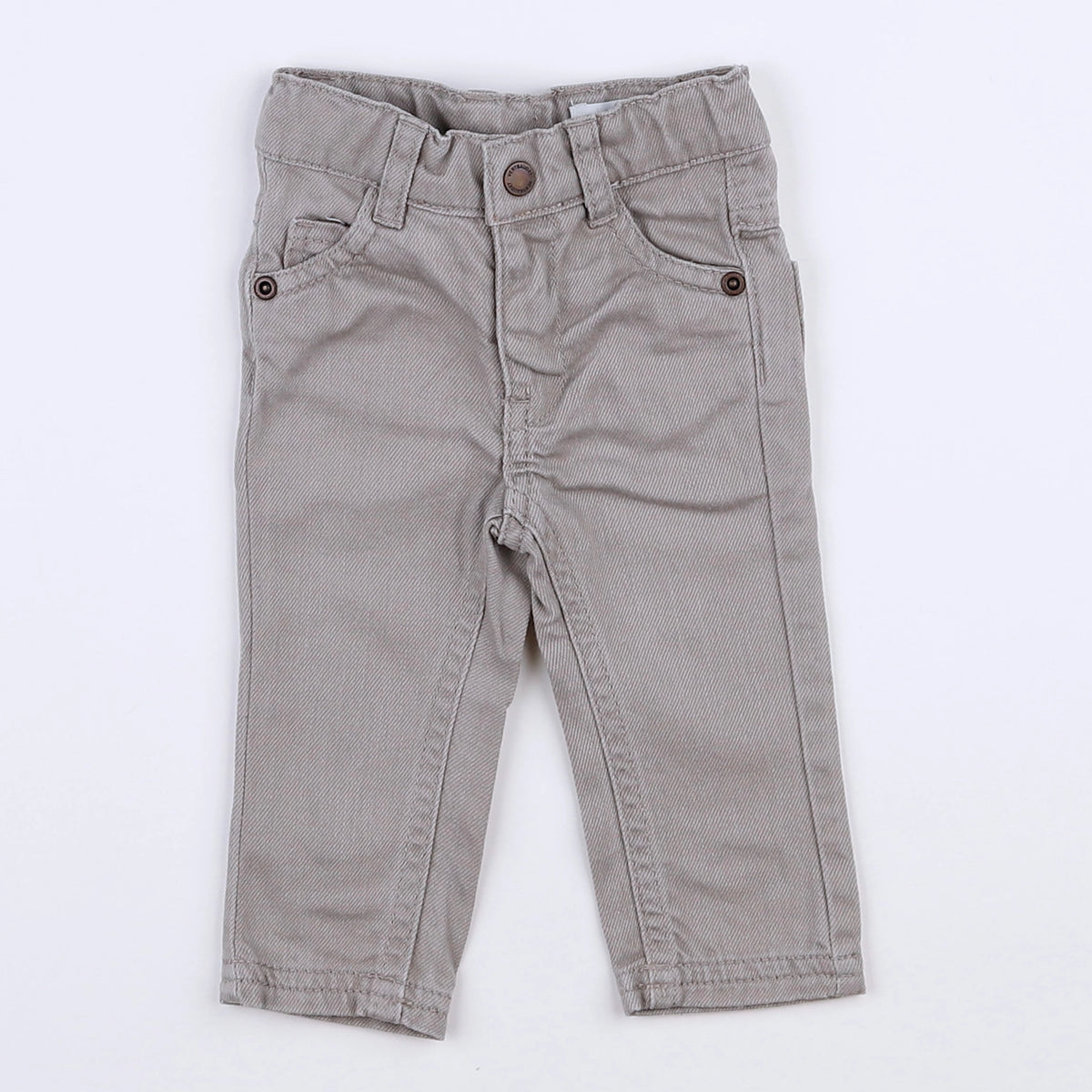 Vertbaudet - pantalon gris - 3 mois