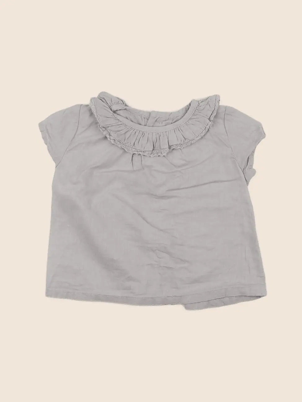 Neck & Neck - blouse taupe - 3/6 mois