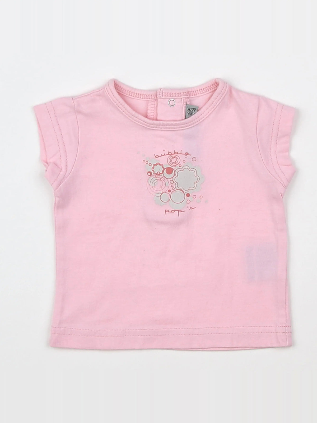Tape à l'oeil - tee-shirt rose - 3 mois