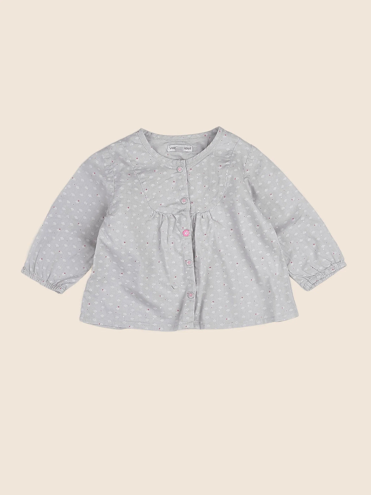Vertbaudet - blouse gris - 12 mois