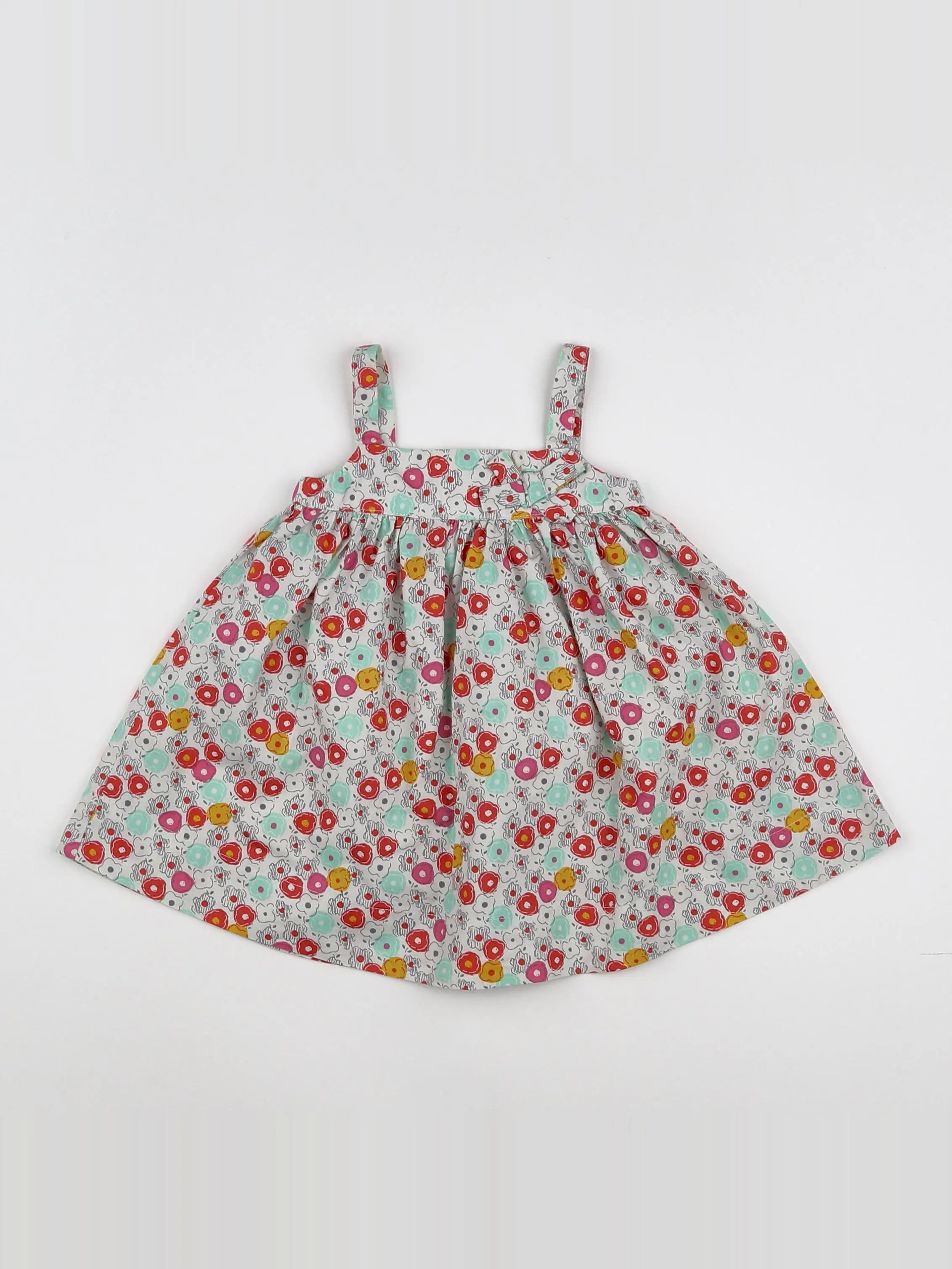 Petit Bateau - robe multicolore - 6 mois