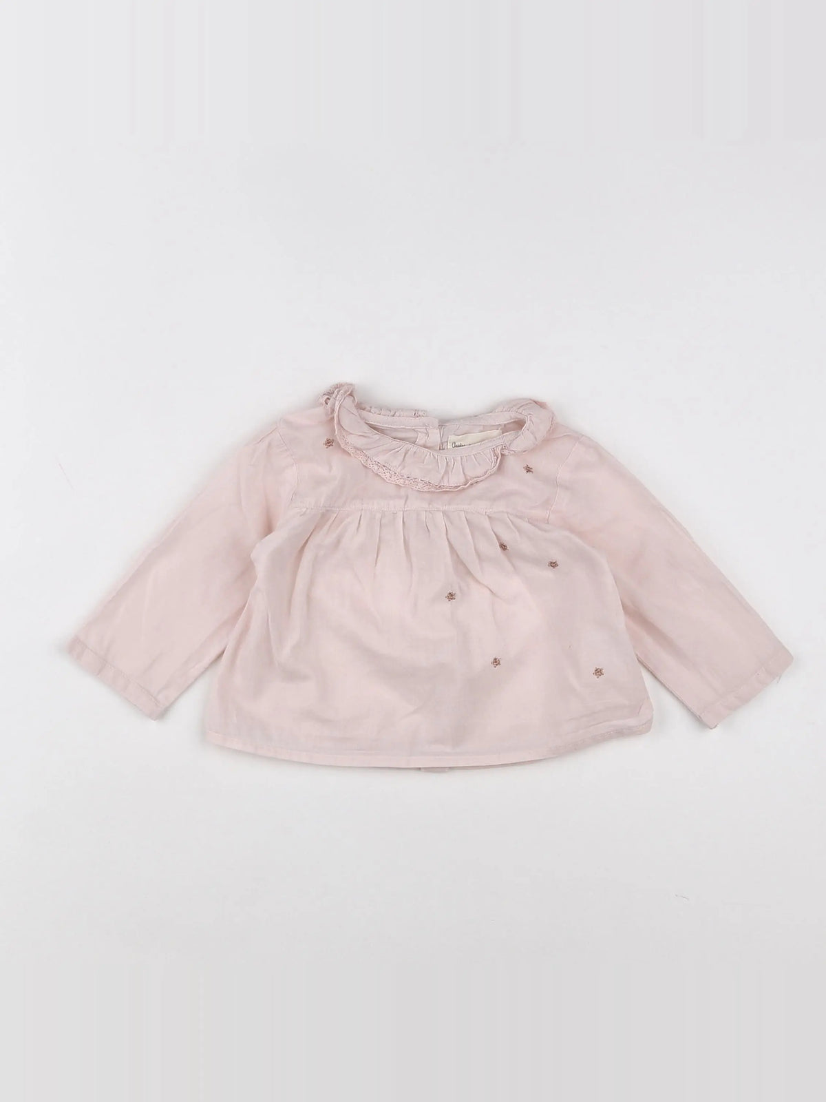 Arsène et les pipelettes - blouse rose - 6 mois