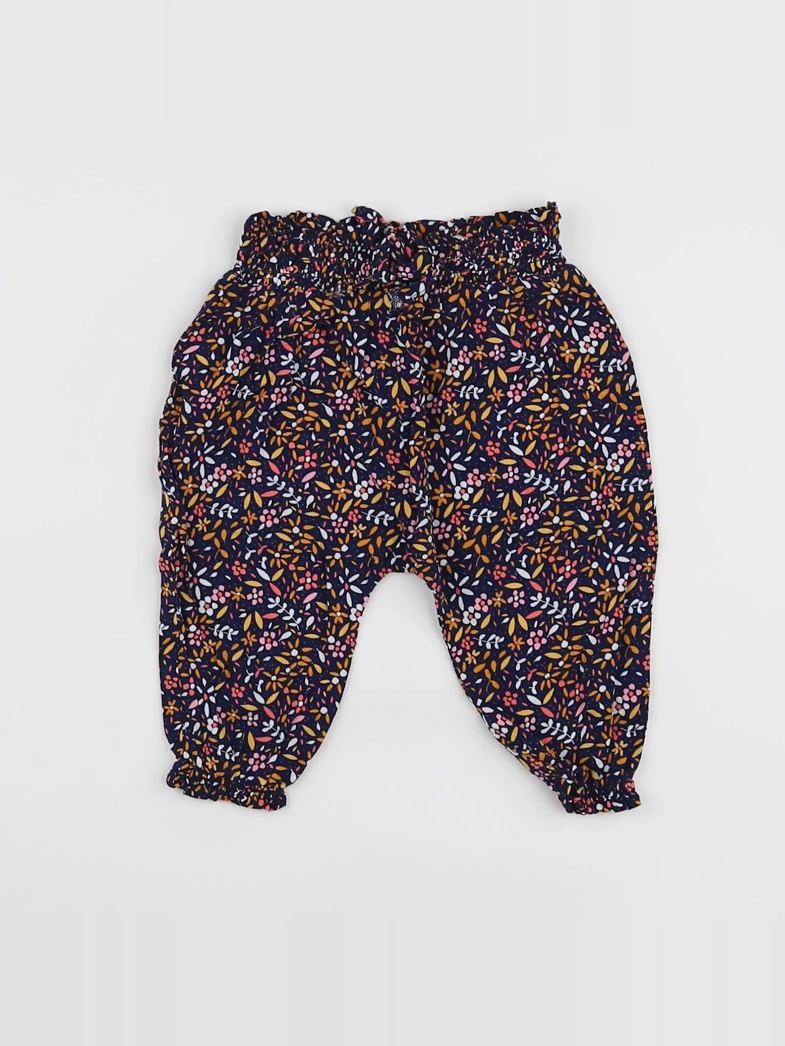 Vertbaudet - pantalon bleu - 6 mois