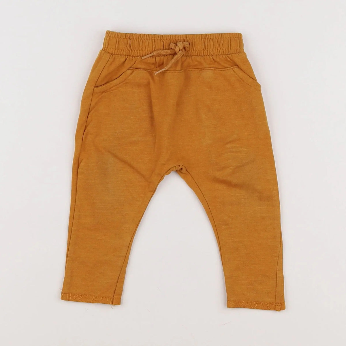 Vertbaudet - pantalon jaune - 6 mois