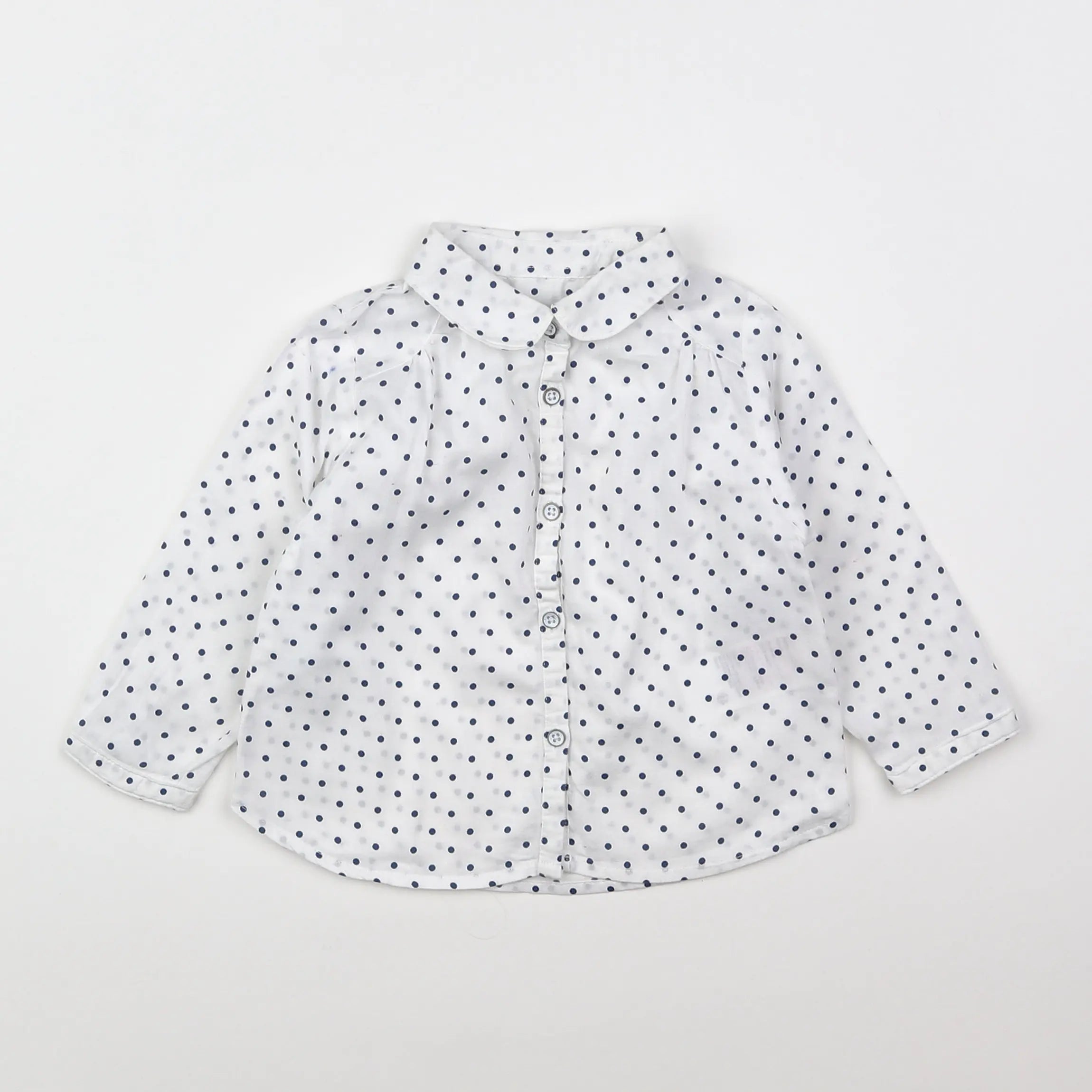 Vertbaudet - chemise blanc - 12 mois
