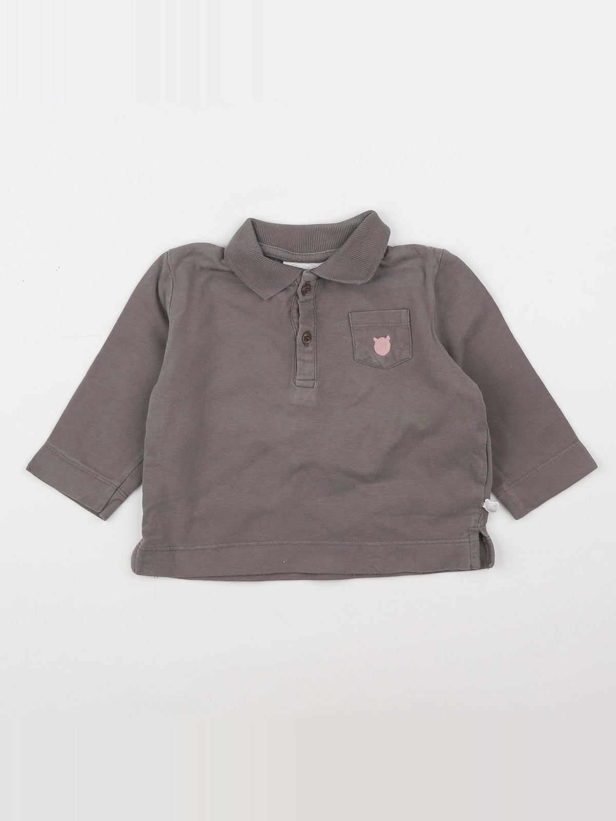 Noukie's - polo marron - 12 mois