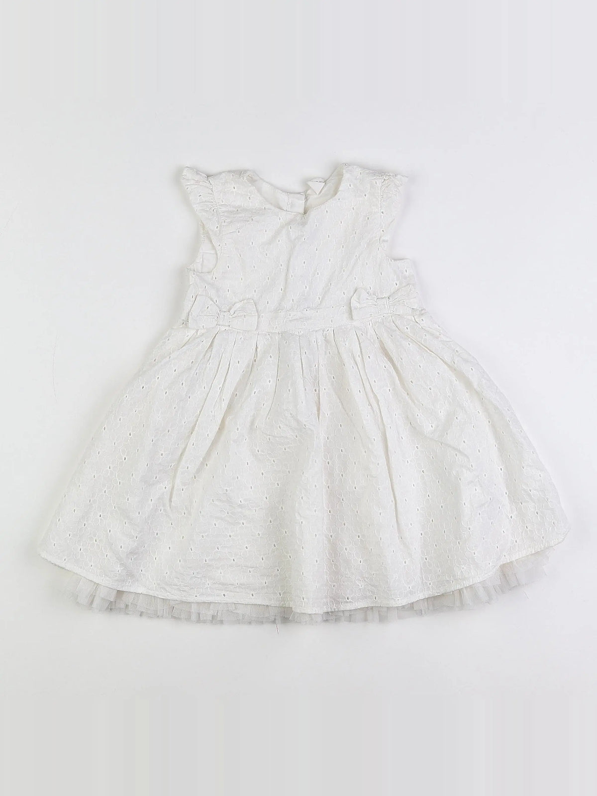 H&M - robe blanc - 12/18 mois