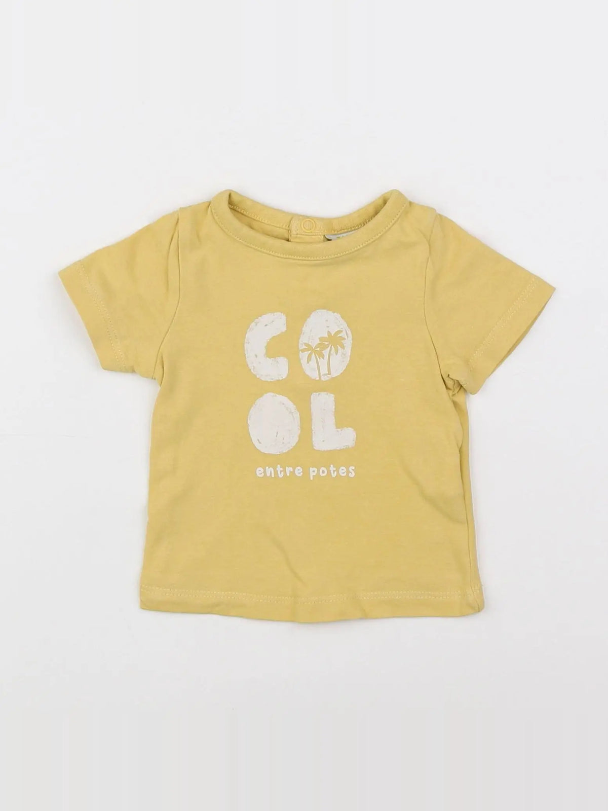 Tape à l'oeil - tee-shirt jaune - 3 mois