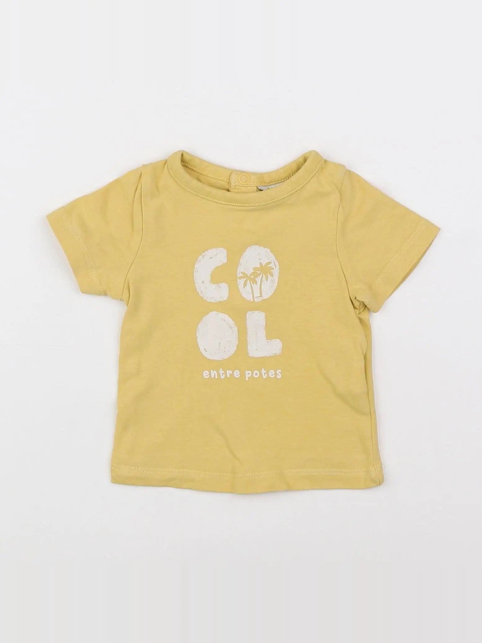 Tape à l'oeil - tee-shirt jaune - 3 mois