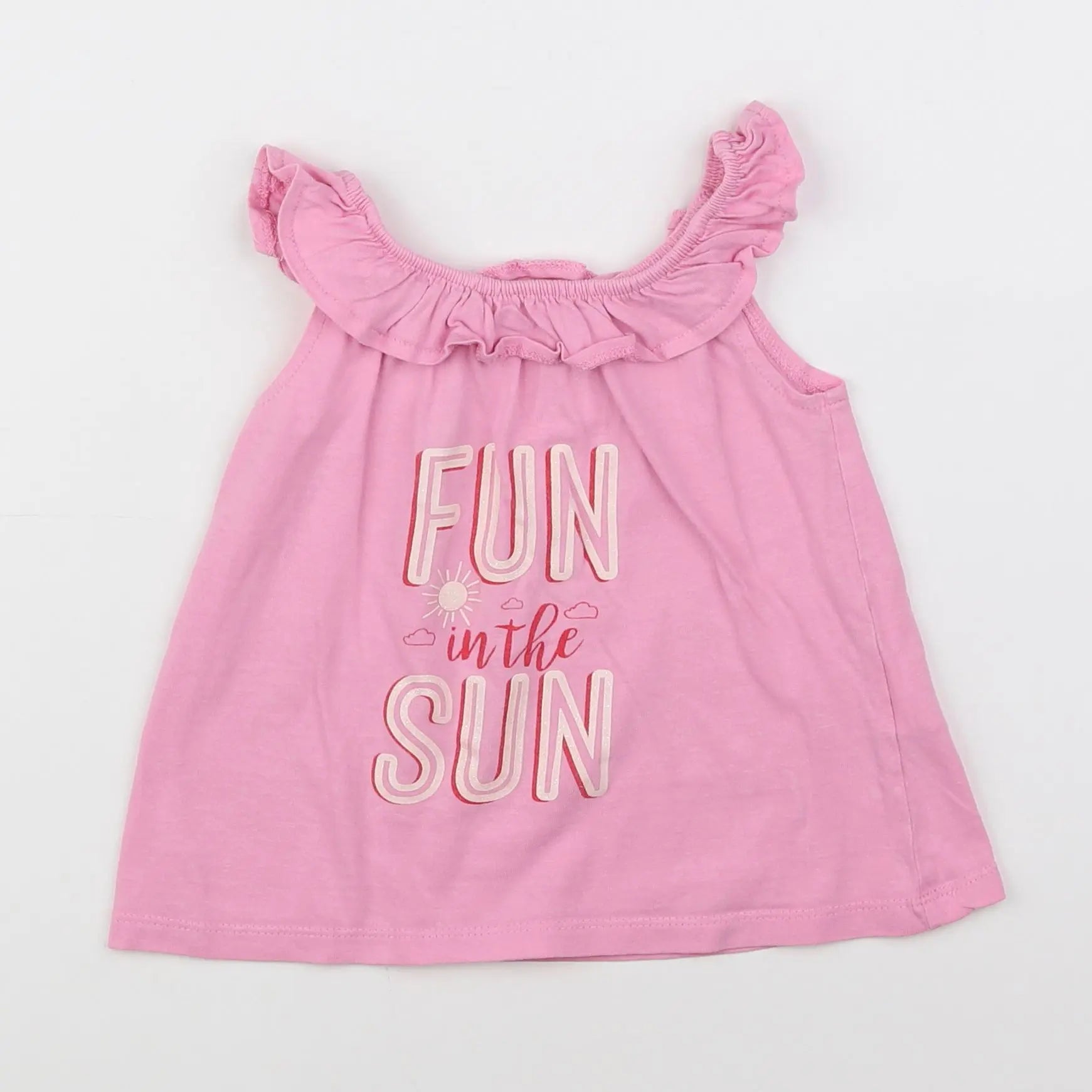 Vertbaudet - débardeur rose - 2 ans