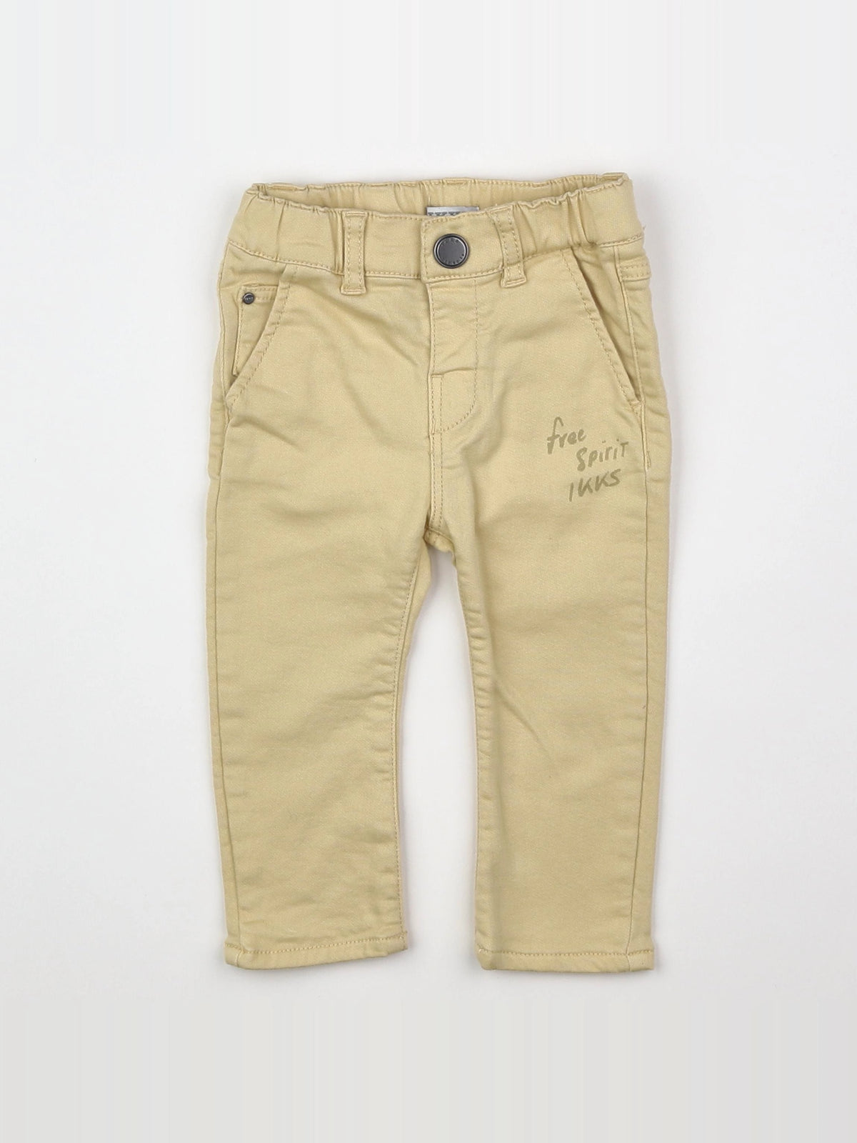 IKKS - pantalon jaune - 12 mois