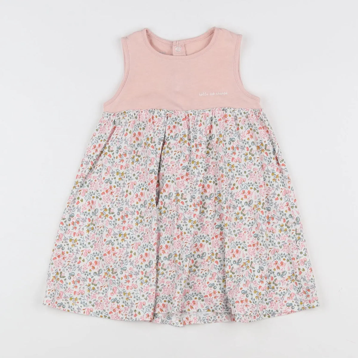 Vertbaudet - robe multicolore - 18 mois