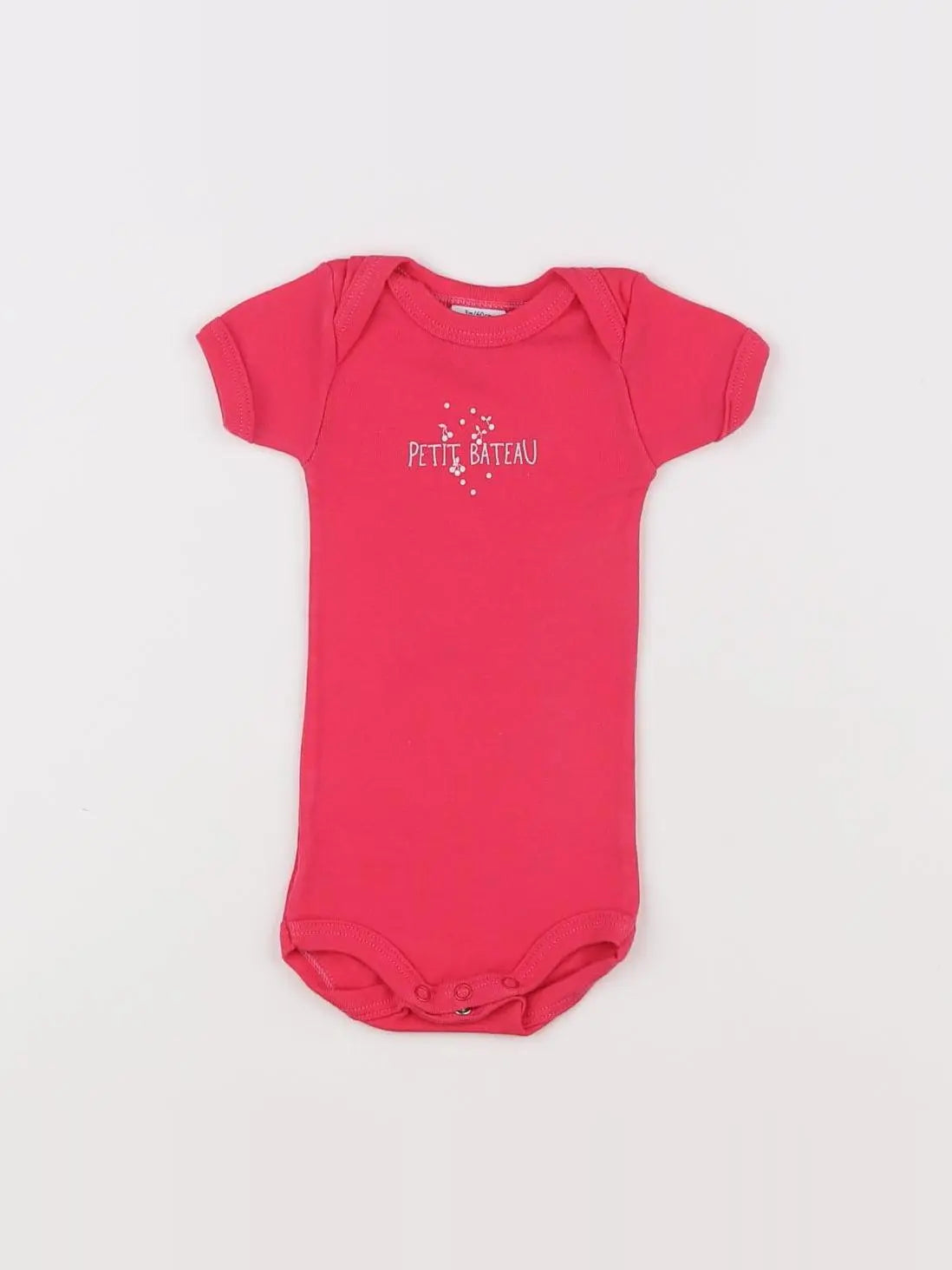 Petit Bateau - body rose - 3 mois