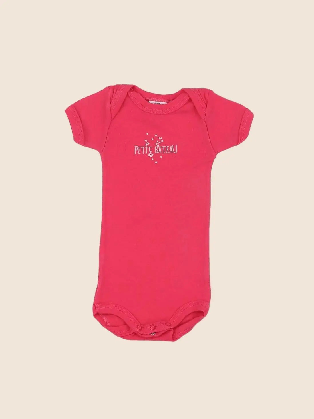 Petit Bateau - body rose - 3 mois