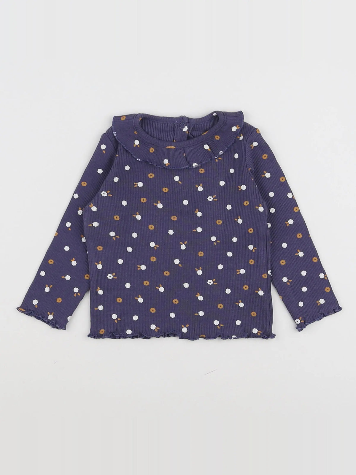 Boutchou - tee-shirt bleu - 6 mois