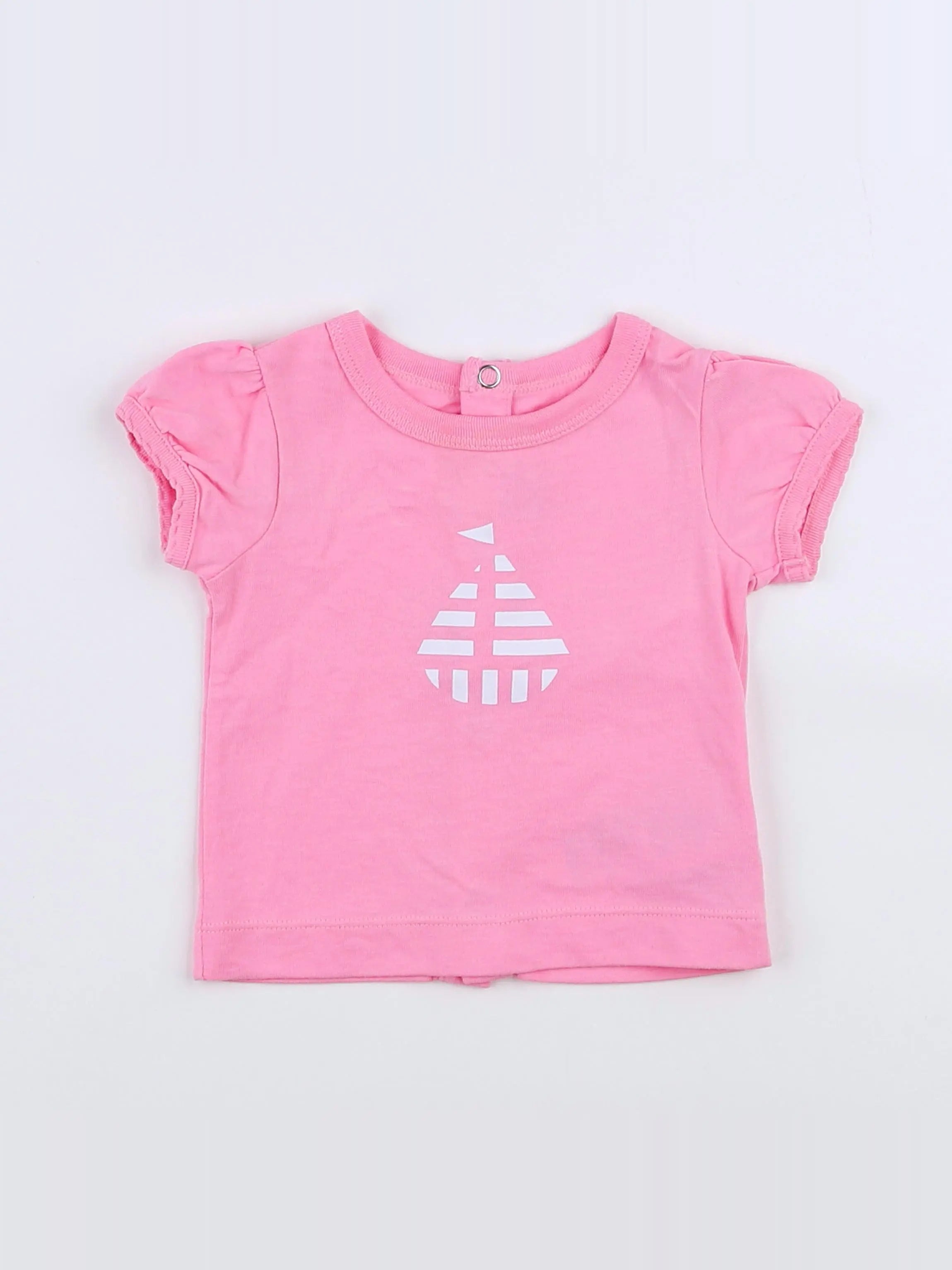 Jacadi - tee-shirt rose - 3 mois