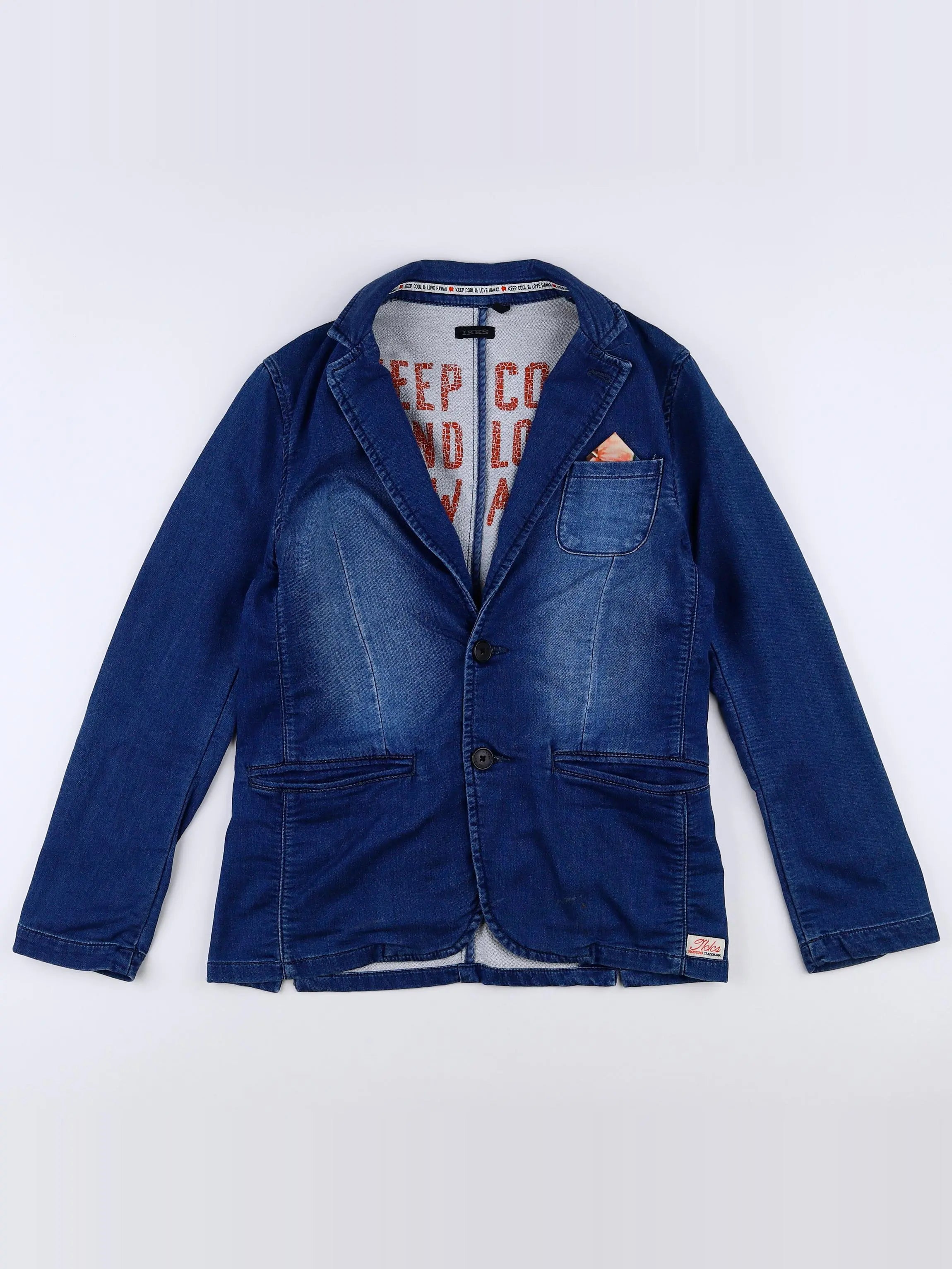 IKKS - veste bleu - 12 ans