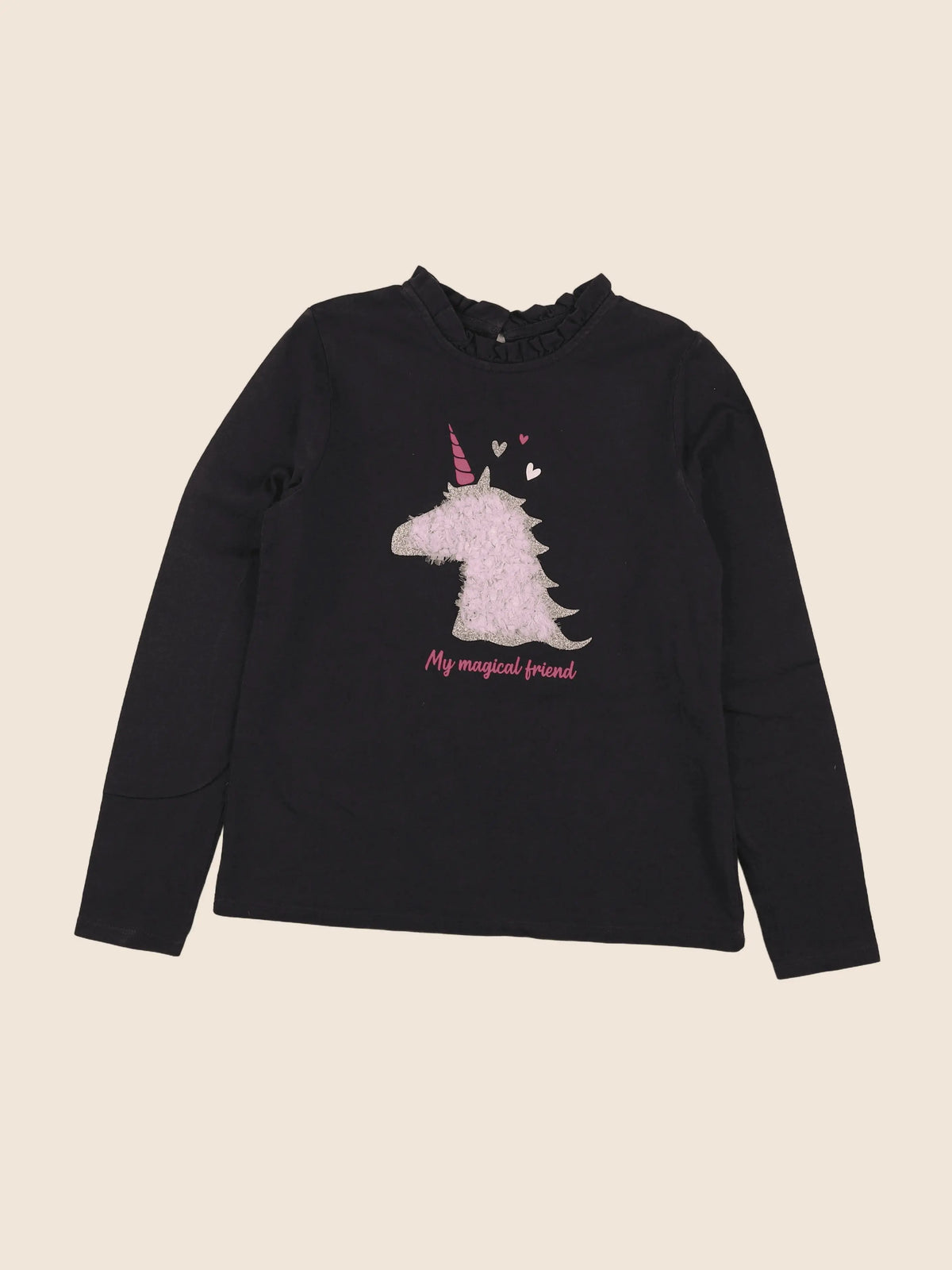 Vertbaudet - tee-shirt marron - 10 ans