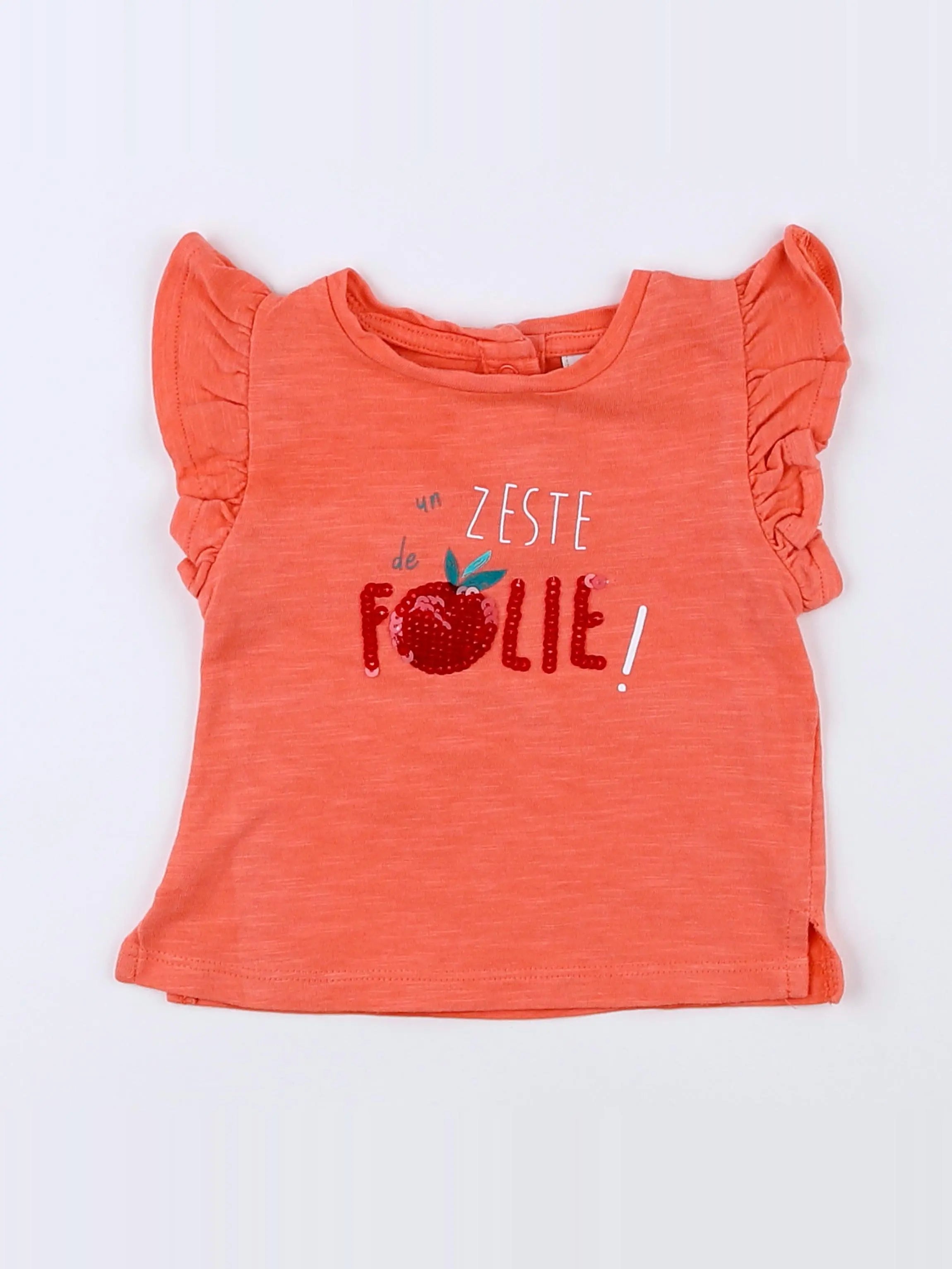 Tape à l'oeil - tee-shirt rouge - 3 mois