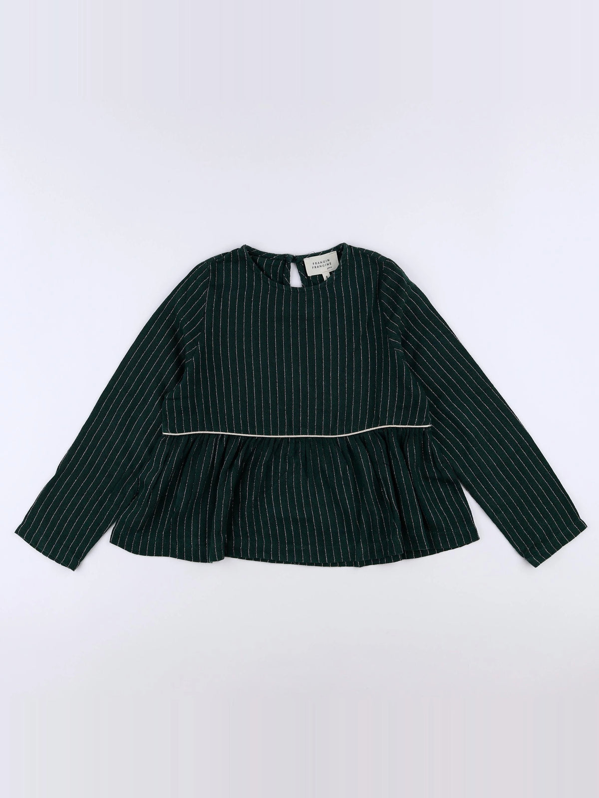 Frangin Frangine - blouse vert - 8 ans