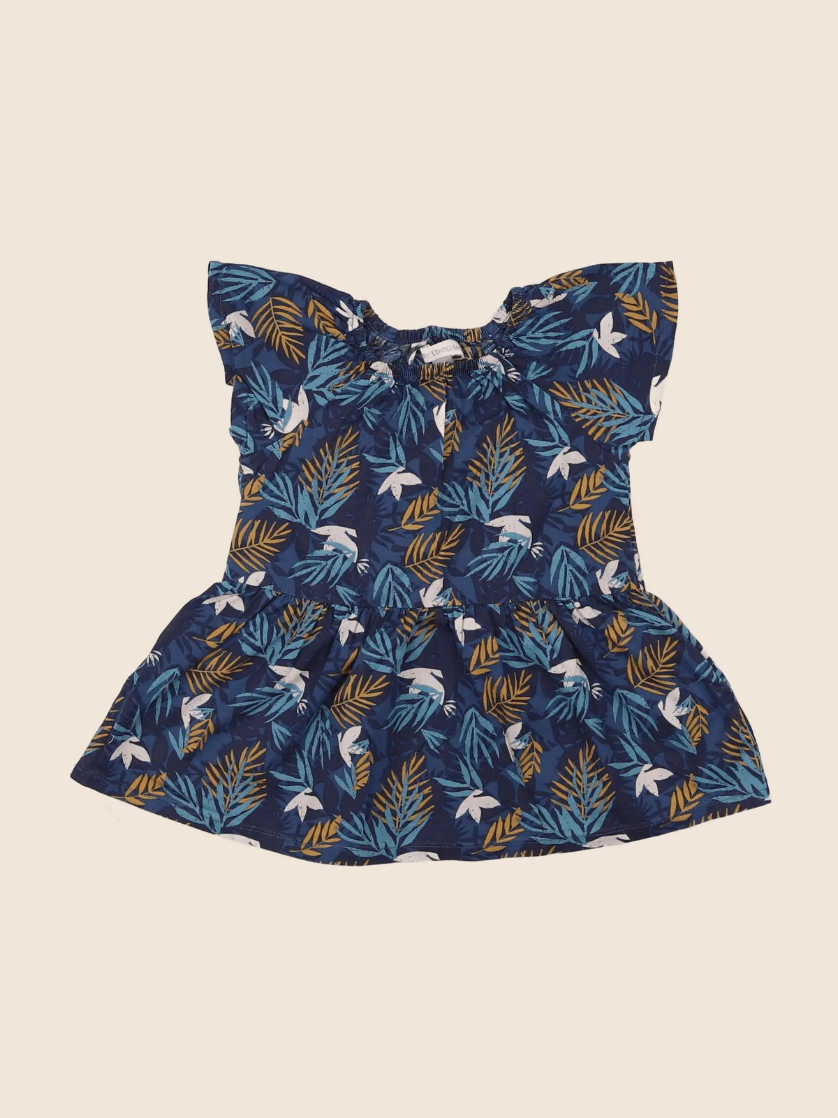 Vertbaudet - robe bleu - 6 mois
