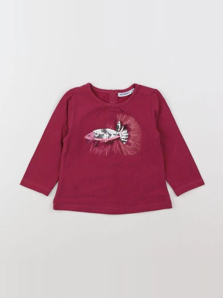 Noukie's - tee-shirt rouge - 9 mois