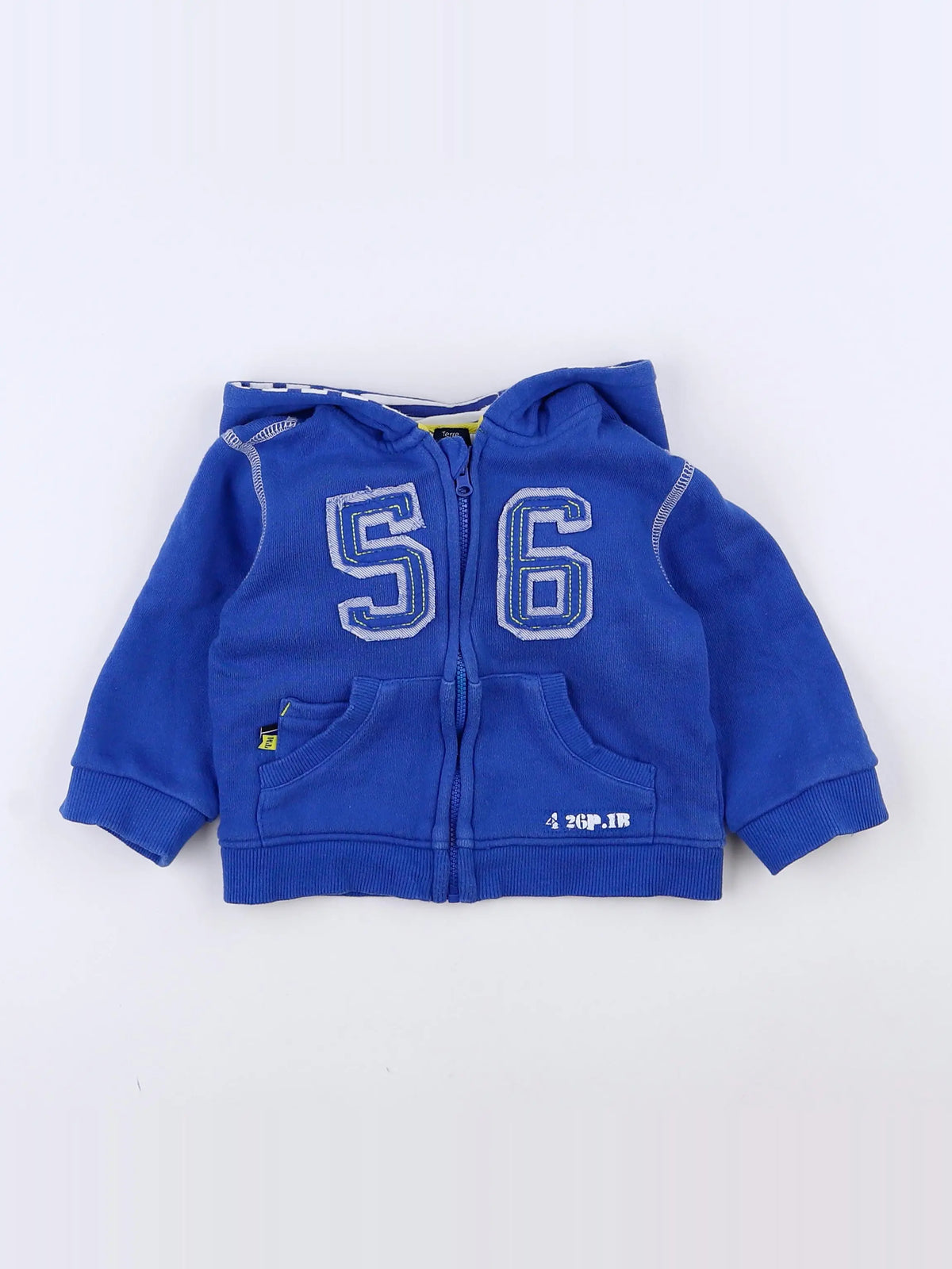 Terre de marins - sweat bleu - 12 mois