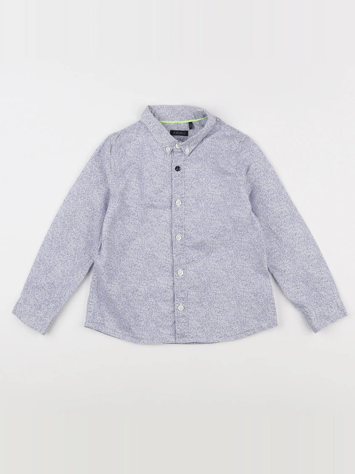 IKKS - chemise bleu, blanc - 4 ans