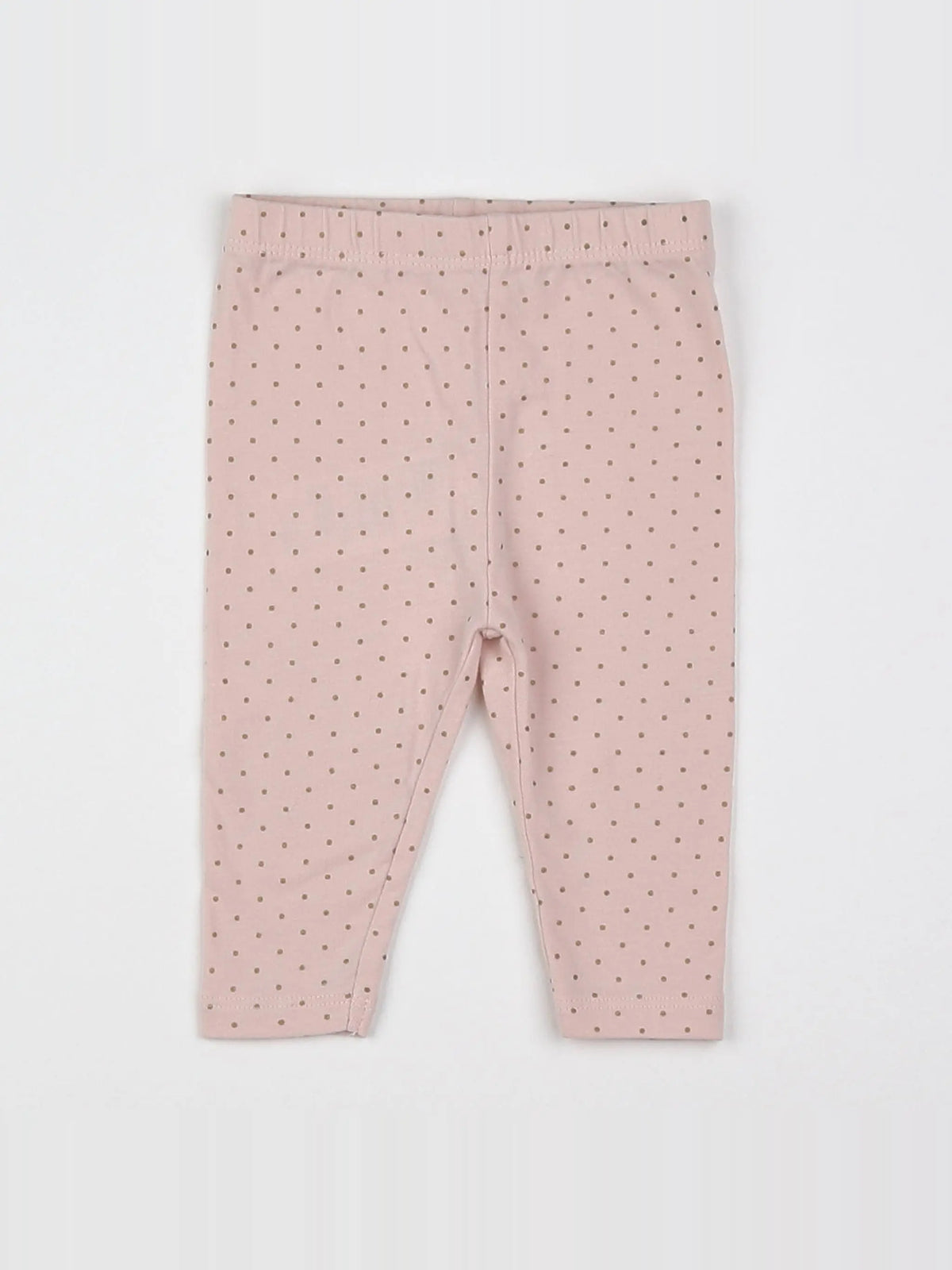 Vertbaudet - legging or, rose - 3 mois