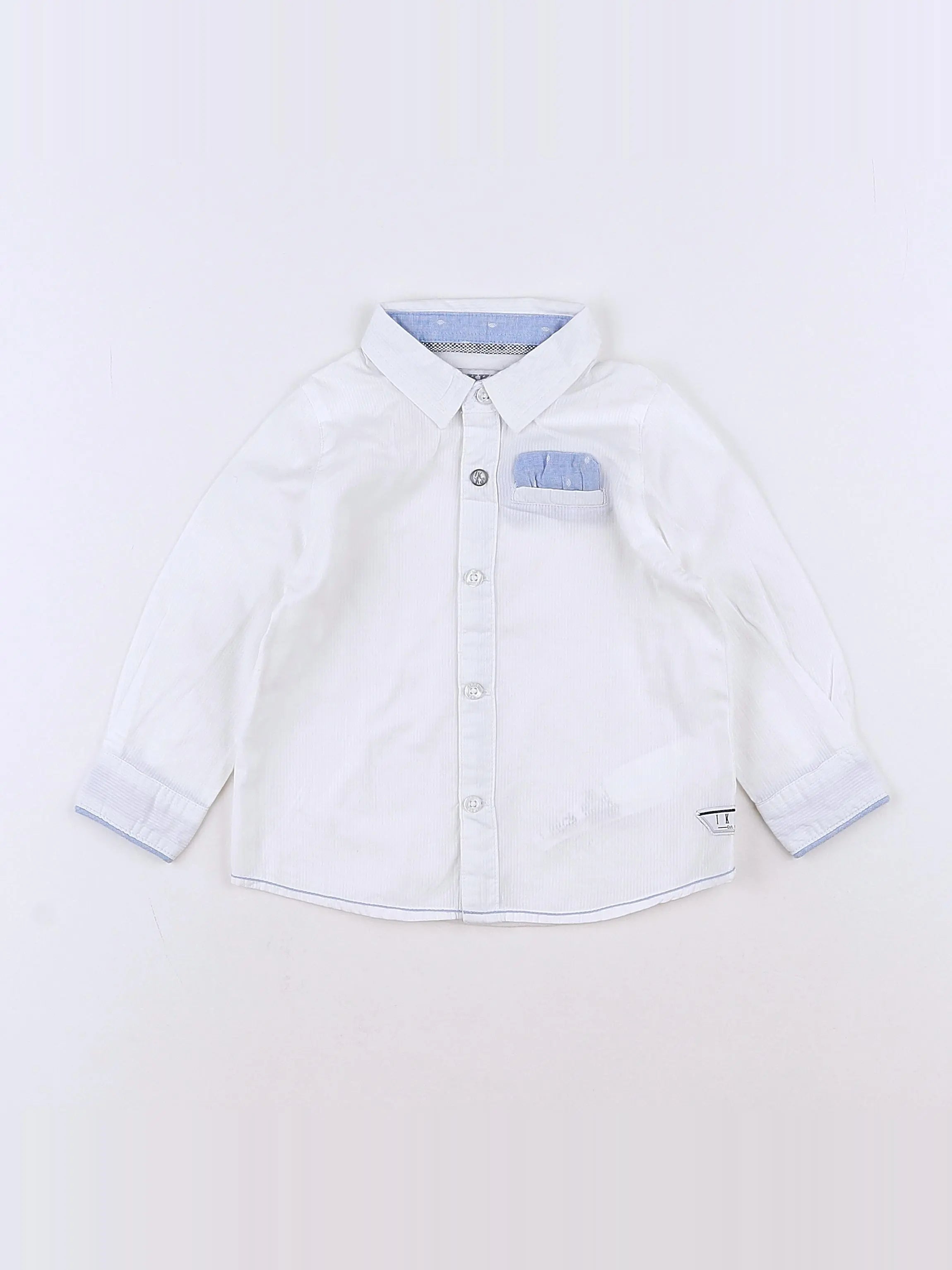 IKKS - chemise blanc - 12 mois