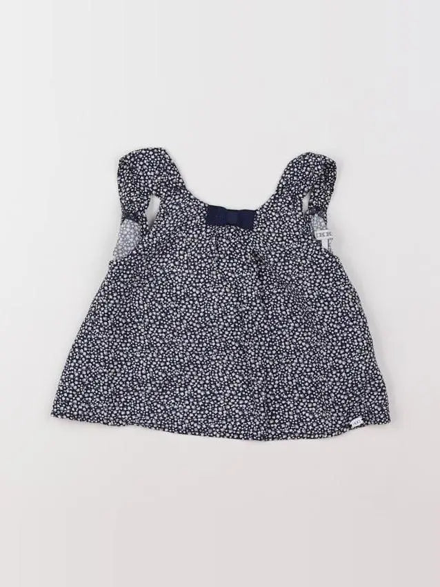 IKKS - blouse bleu - 12 mois