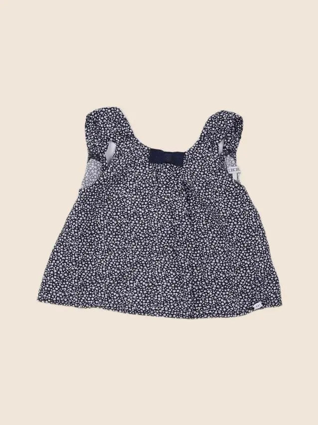 IKKS - blouse bleu - 12 mois