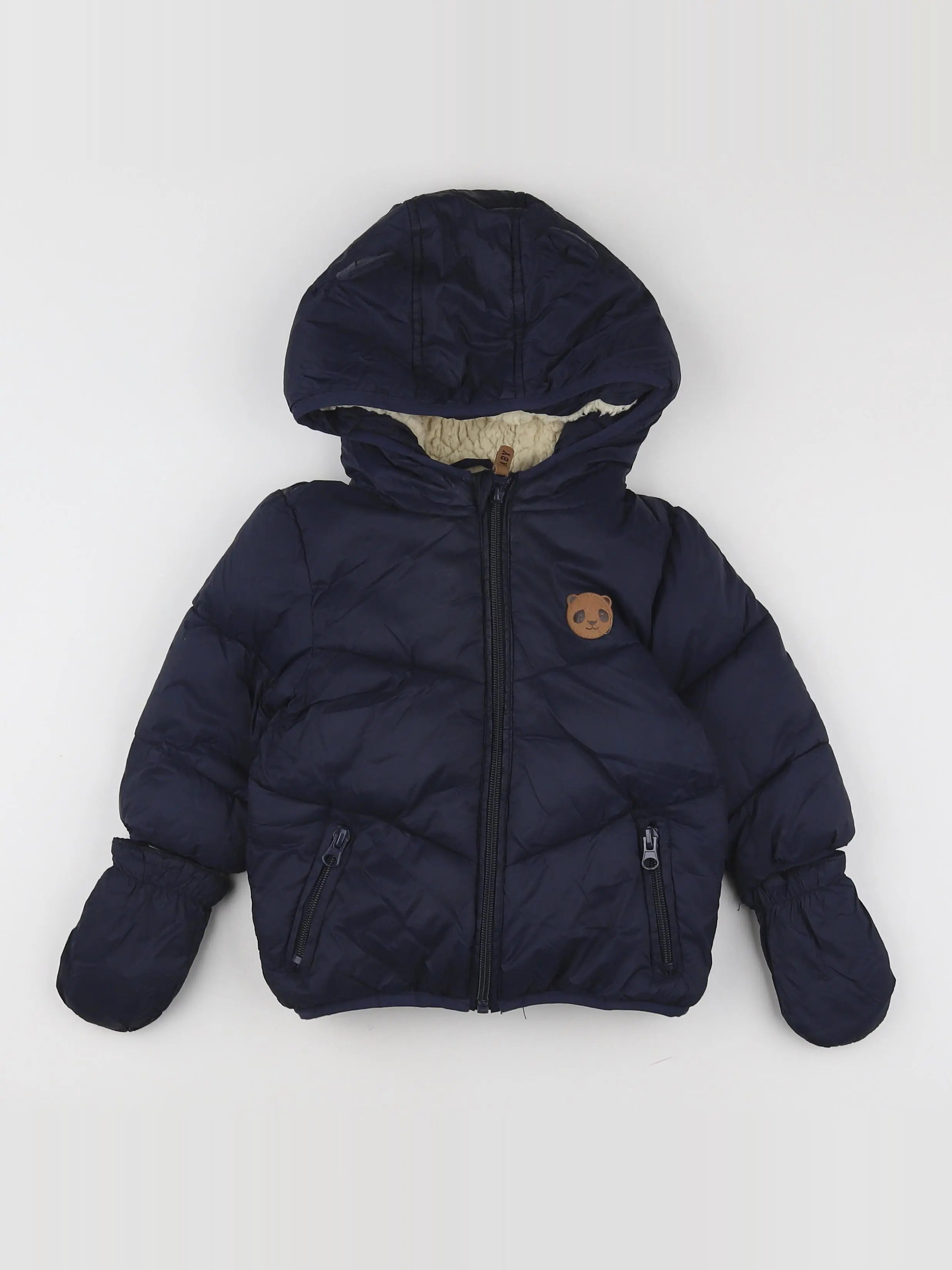 Tape à l'oeil - doudoune bleu - 12 mois