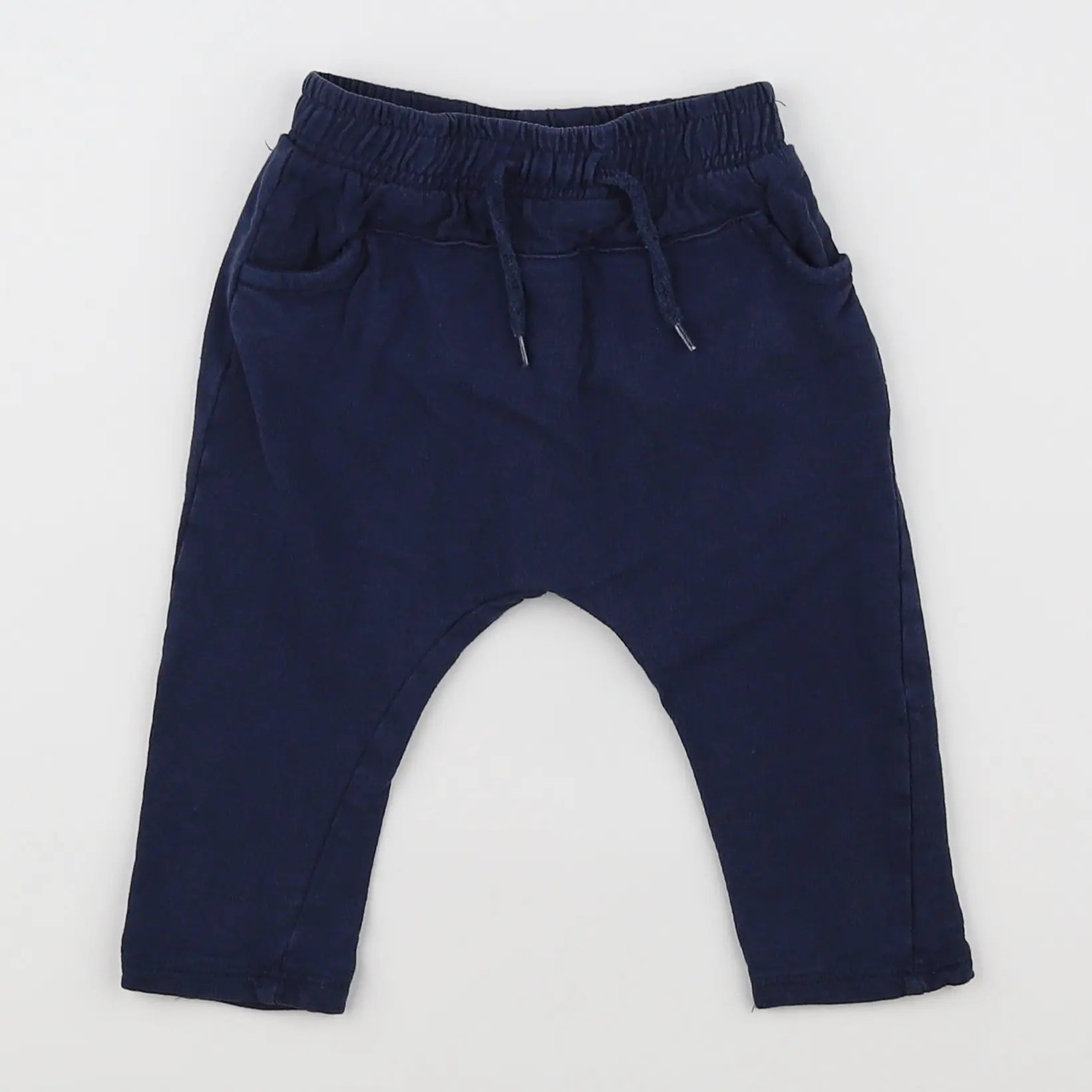Vertbaudet - sarouel bleu - 6 mois