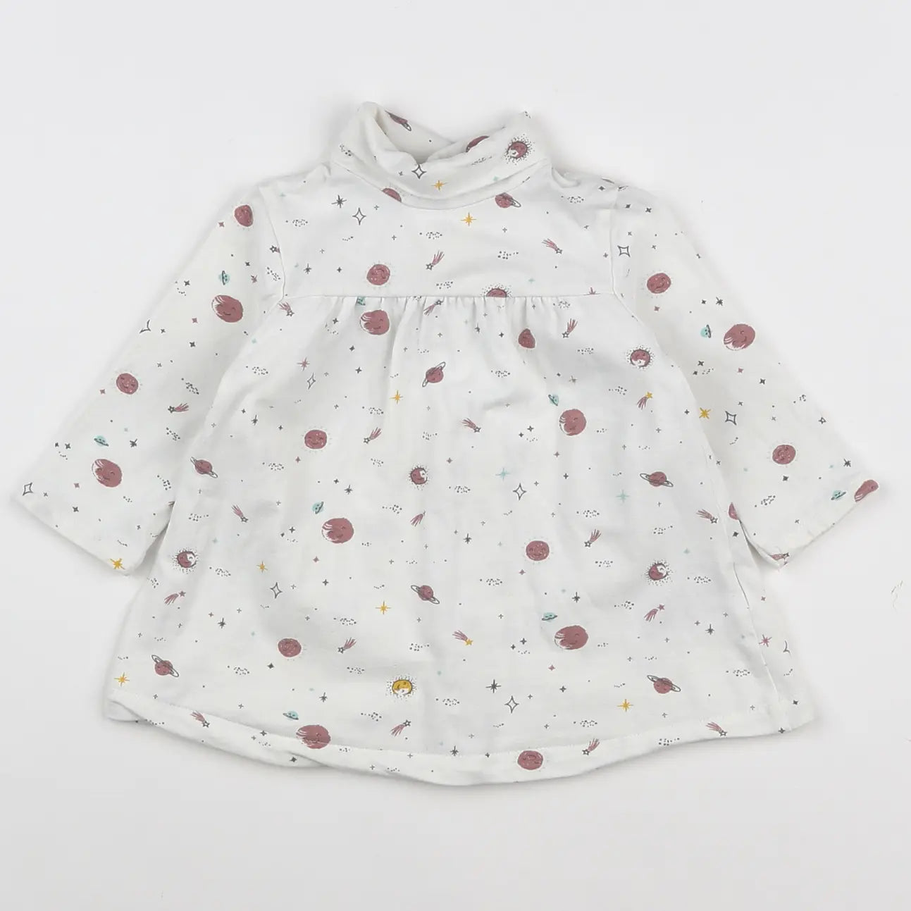 Vertbaudet - robe multicolore - 6 mois