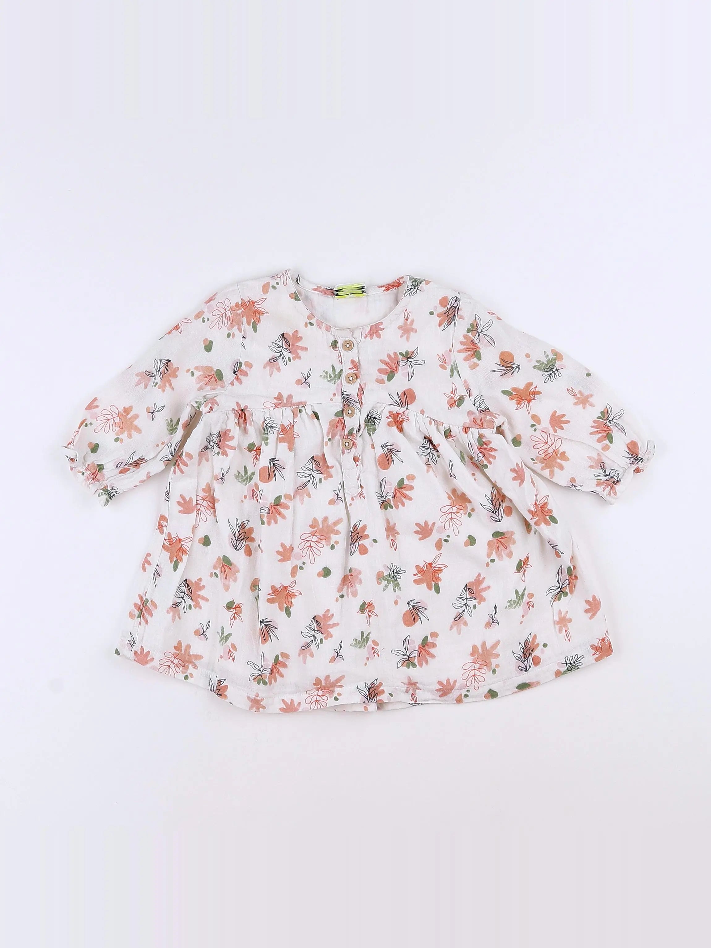 Tape à l'oeil - robe multicolore - 12 mois