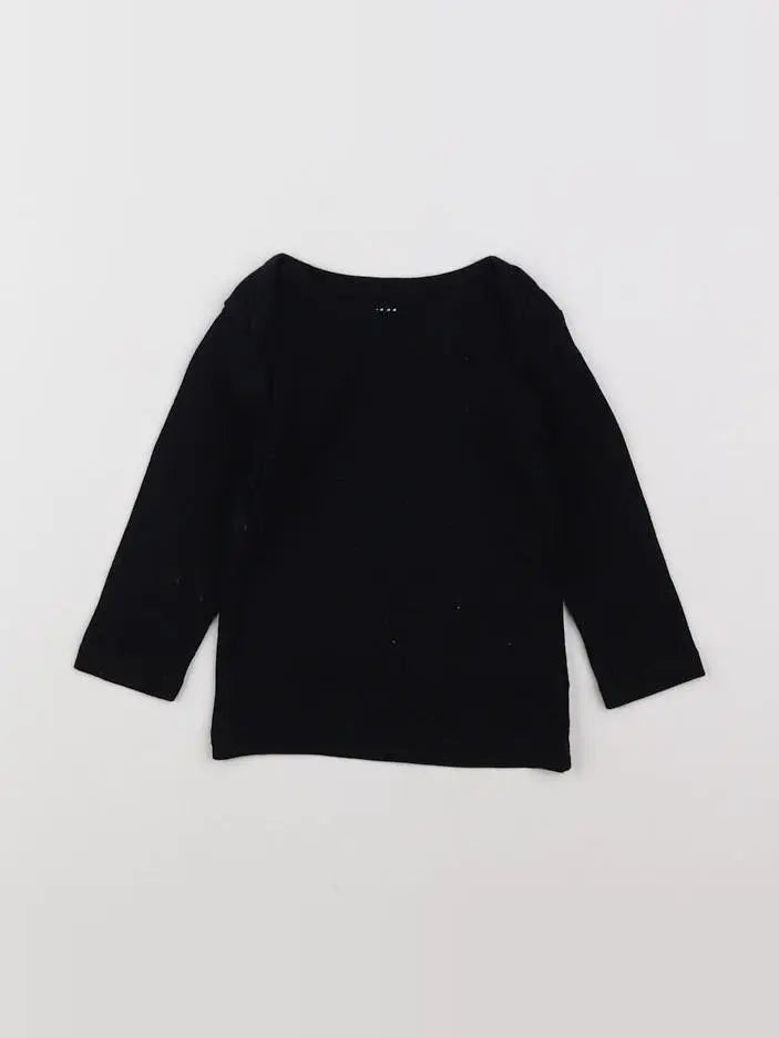 H&M - maillot de corps noir - 3 mois