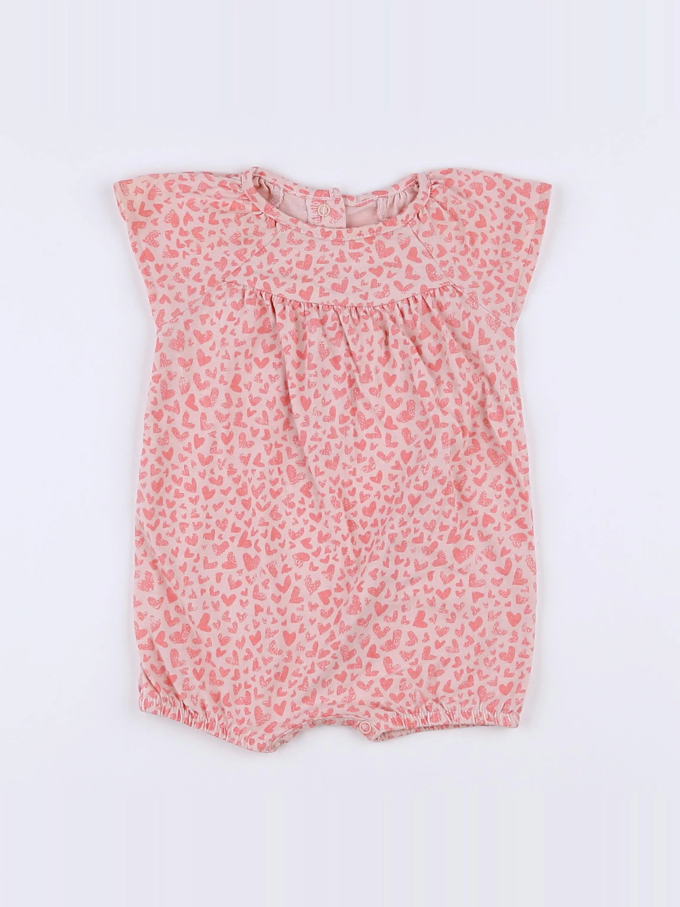 Vertbaudet - combinaison rose - 3 mois