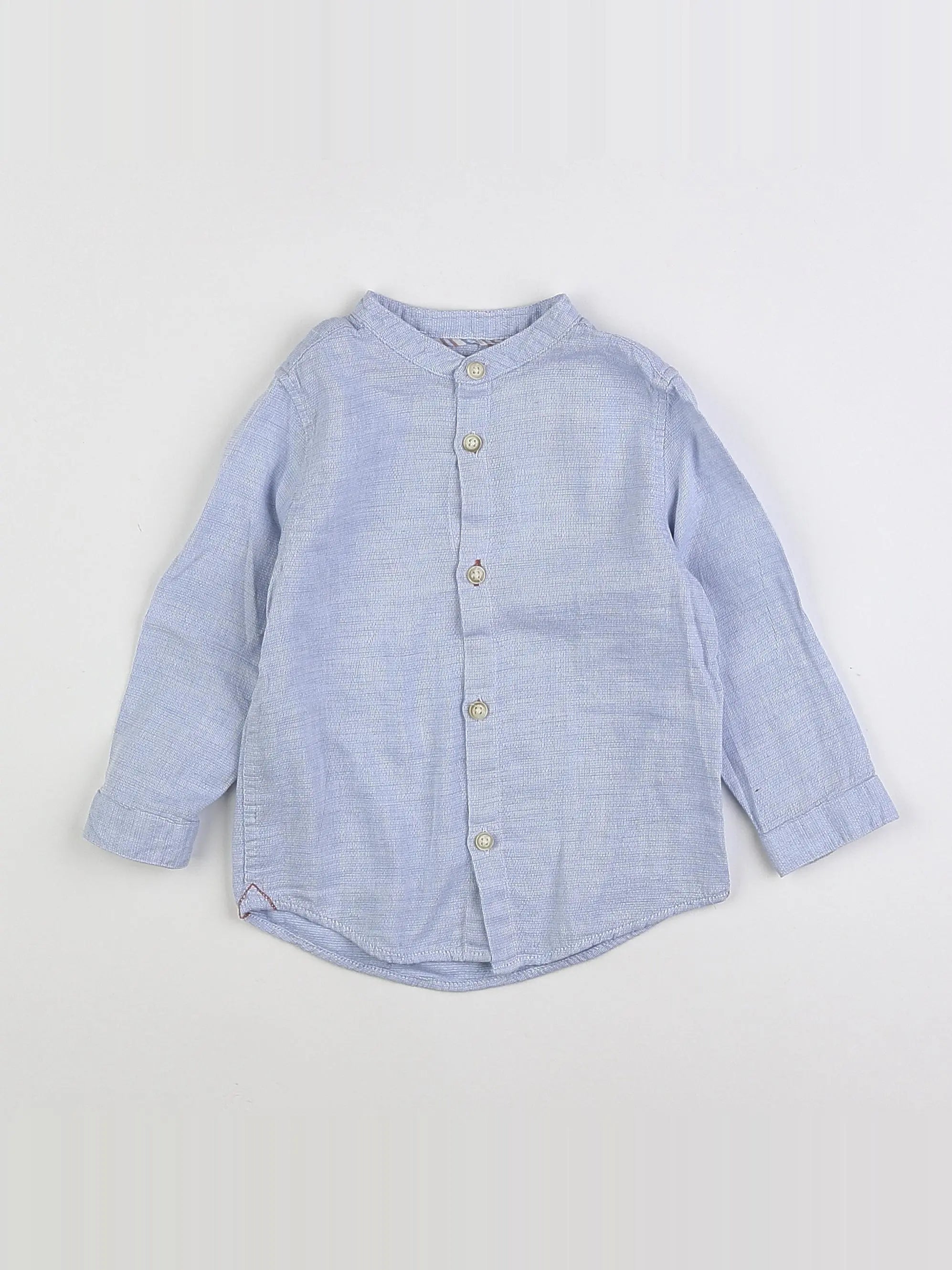 Zara - chemise bleu - 12/18 mois