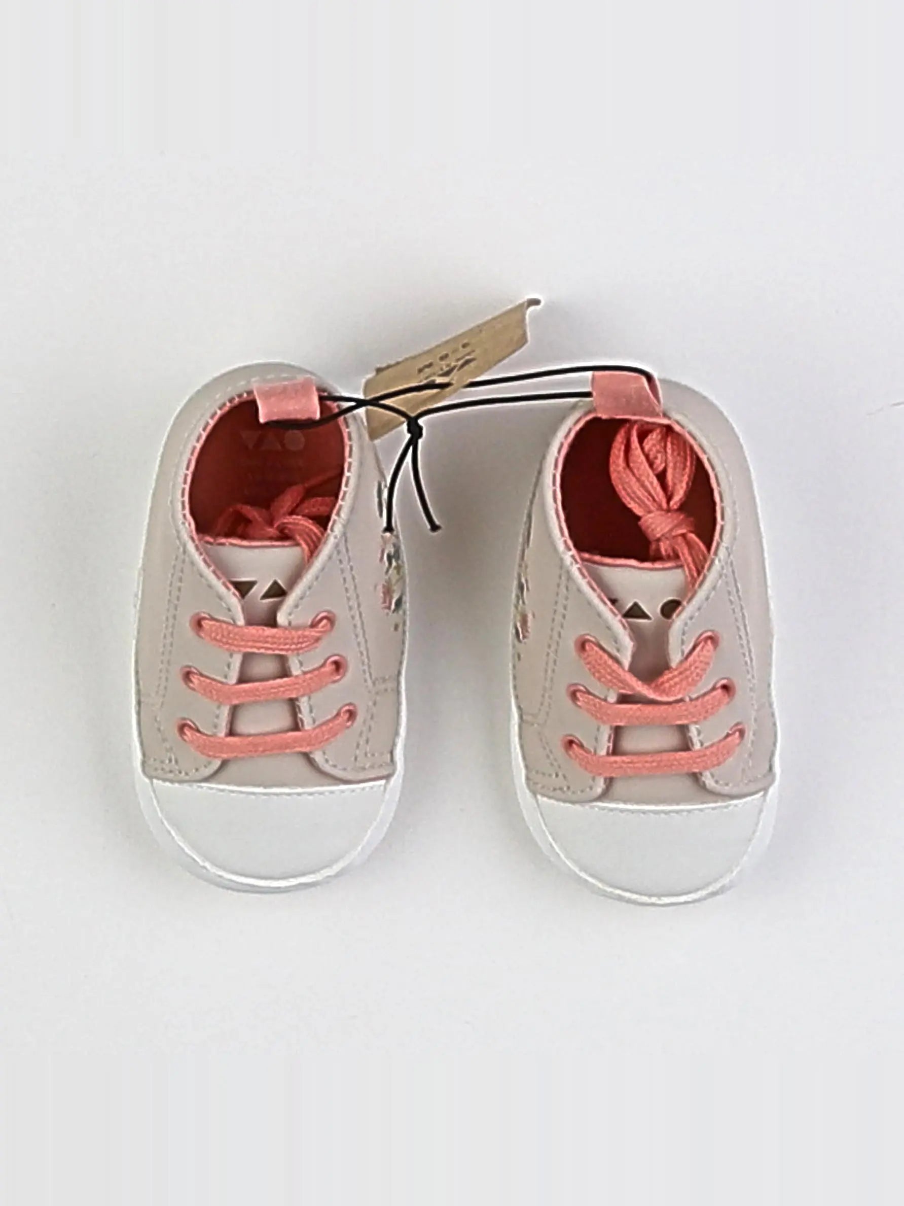 Tape à l'oeil - chaussons beige, rose - pointure 17