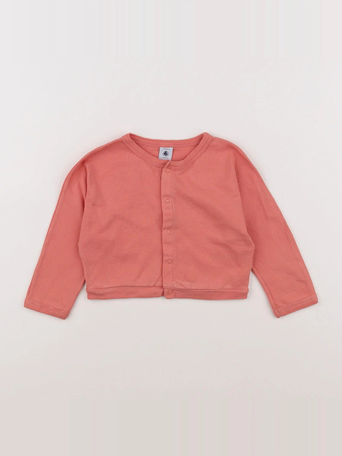 Petit Bateau - tee-shirt rose - 12 mois
