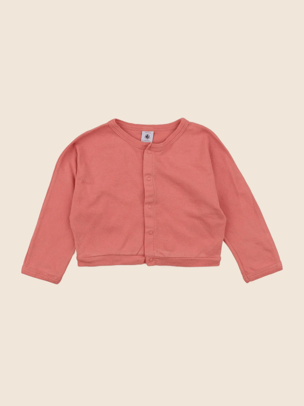 Petit Bateau - tee-shirt rose - 12 mois
