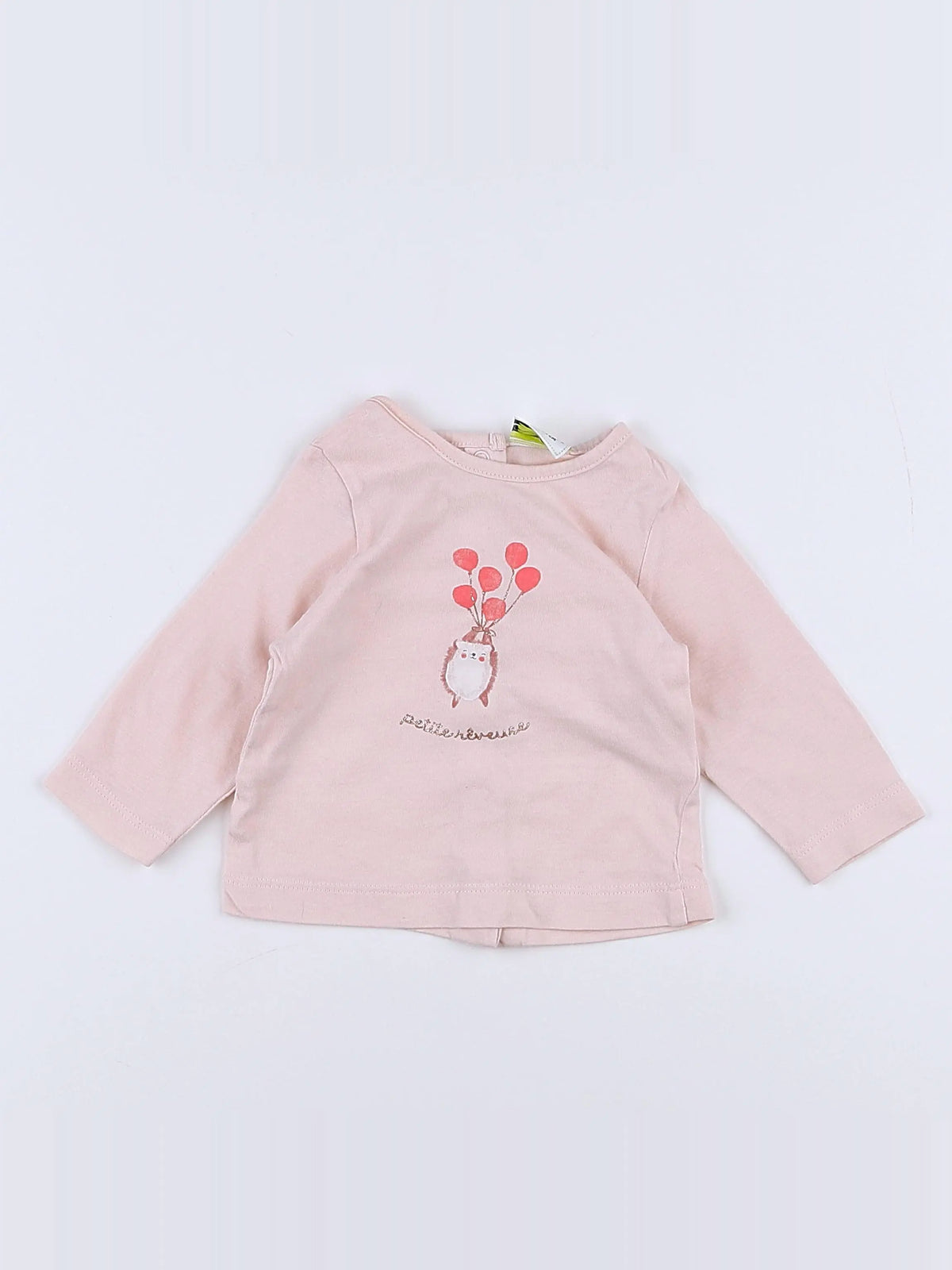 Tape à l'oeil - tee-shirt rose - 3 mois