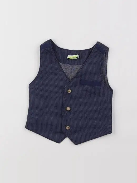 Tape à l'oeil - gilet bleu - 3 mois