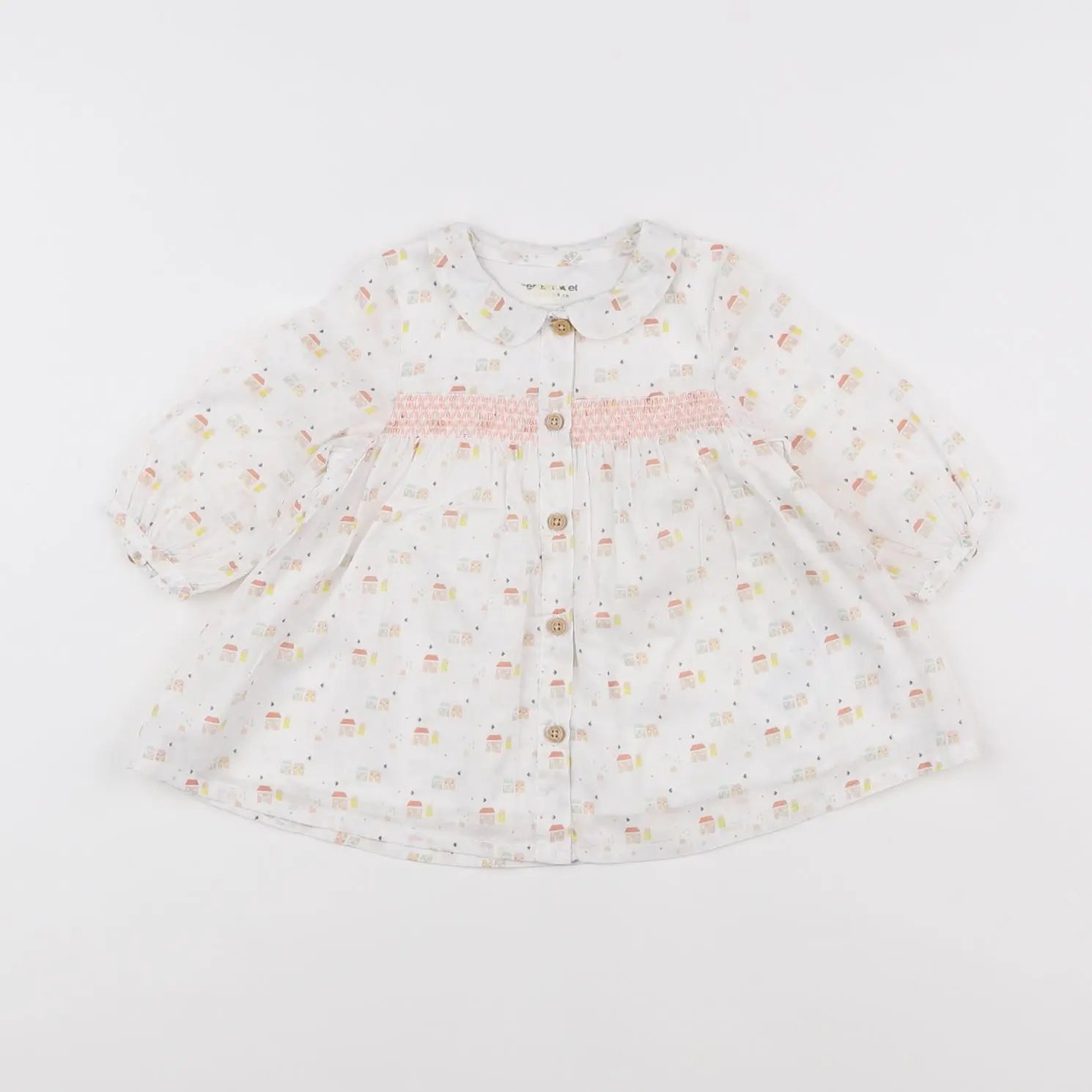 Vertbaudet - robe blanc - 3 mois
