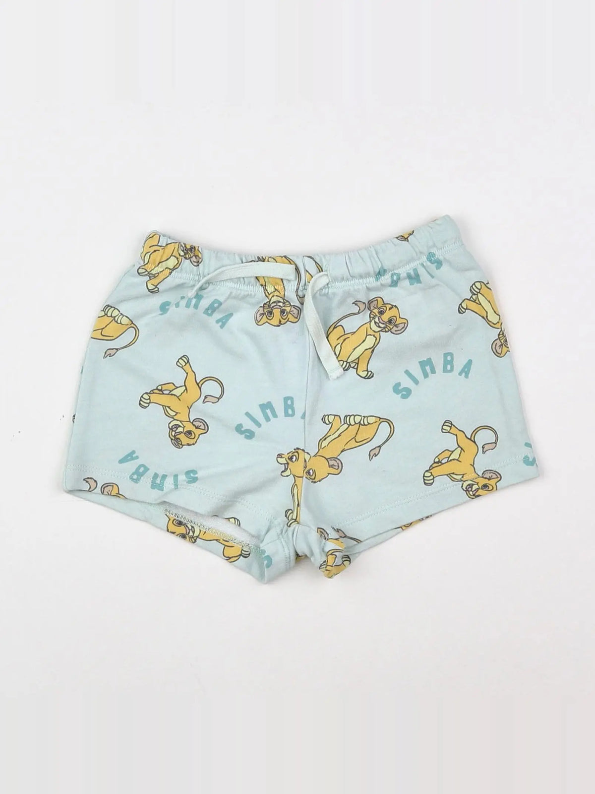 H&M - short bleu - 9/12 mois